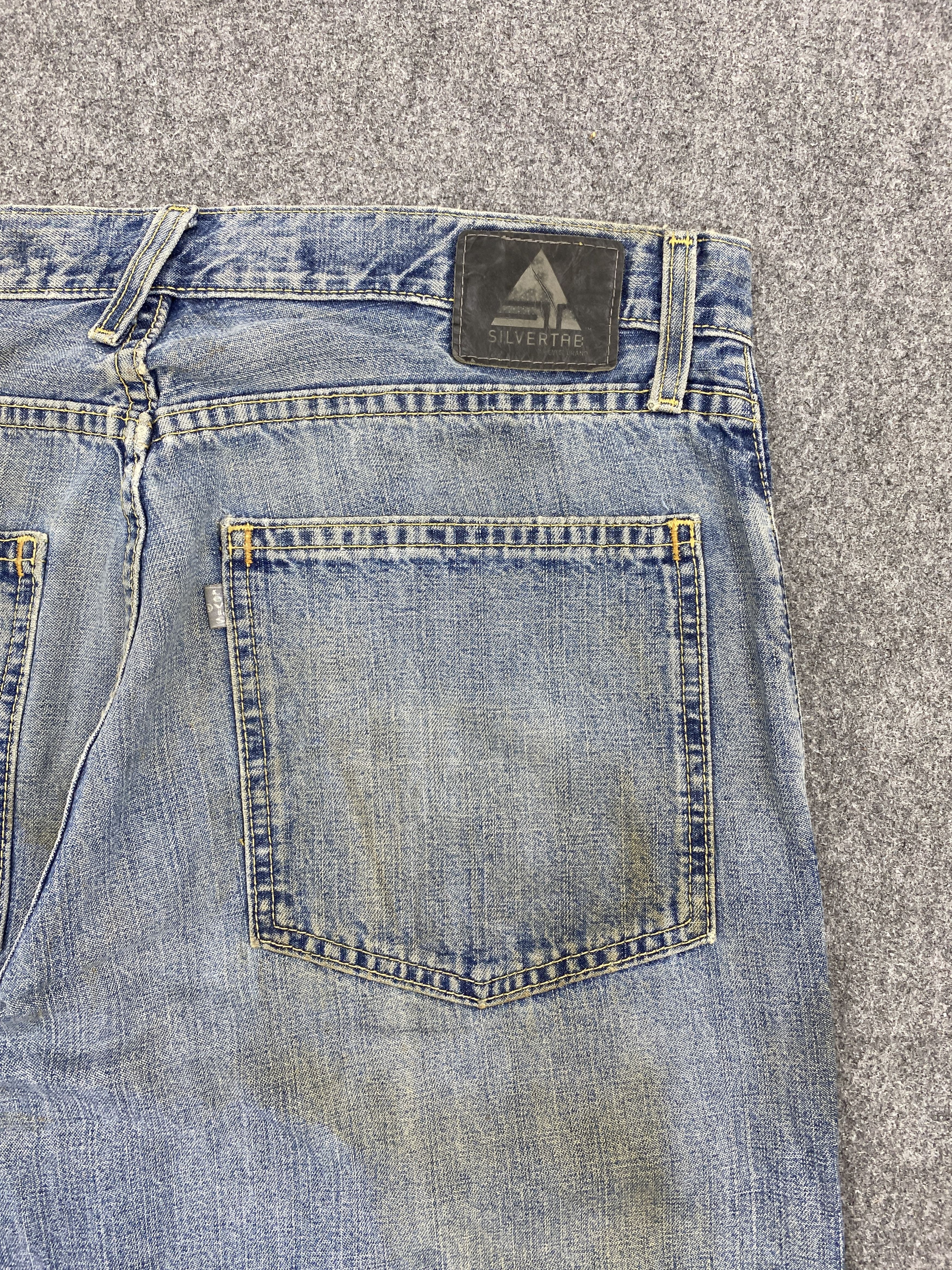 Levi's × Vintage Vintage Levis Silvertab Dirty Jeans Size US 35 - 14 Thumbnail