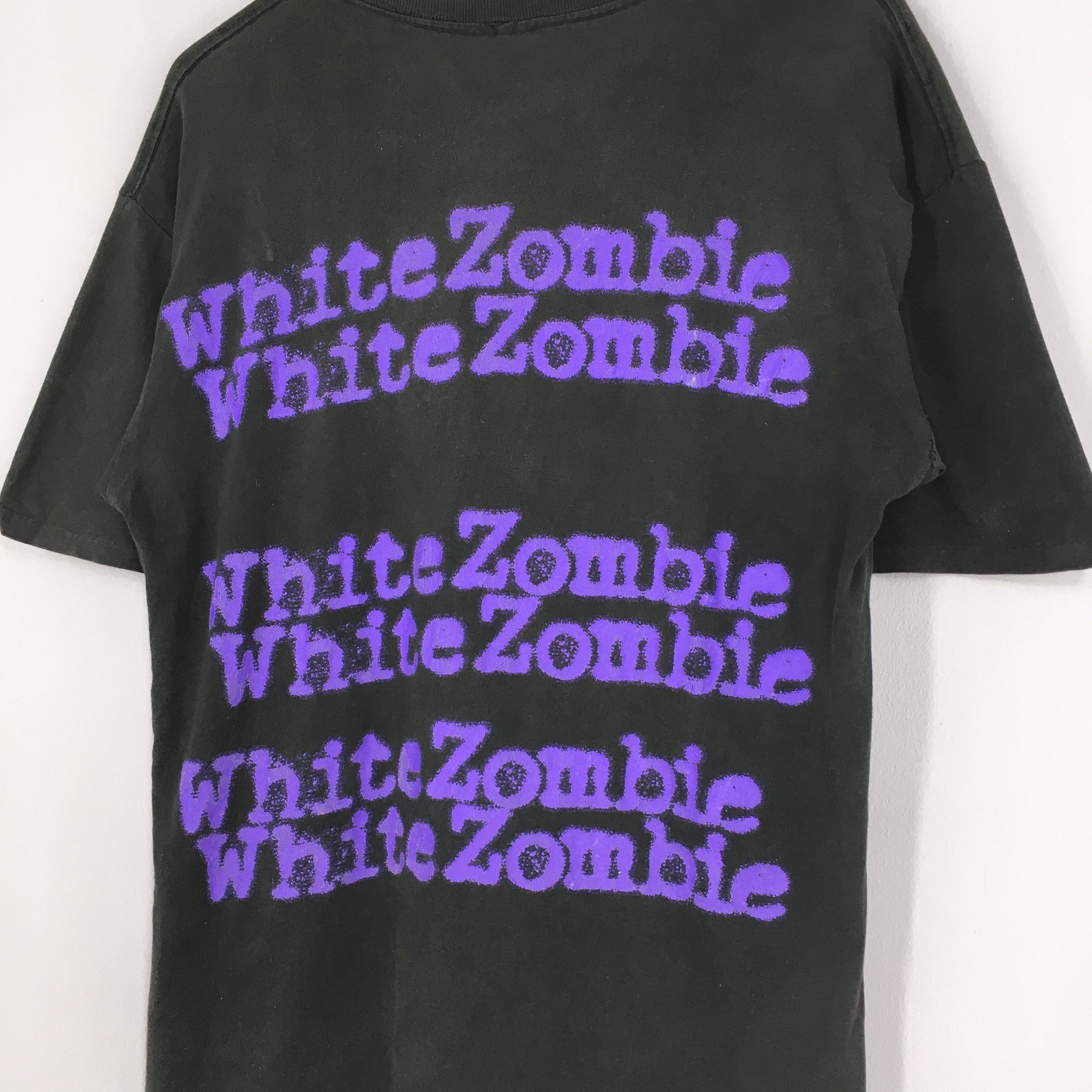 Band Tees × Vintage Vintage White Zombie Freakazoid 1995 Black Tshirt XLarge Size US XL / EU 56 / 4 - 9 Thumbnail