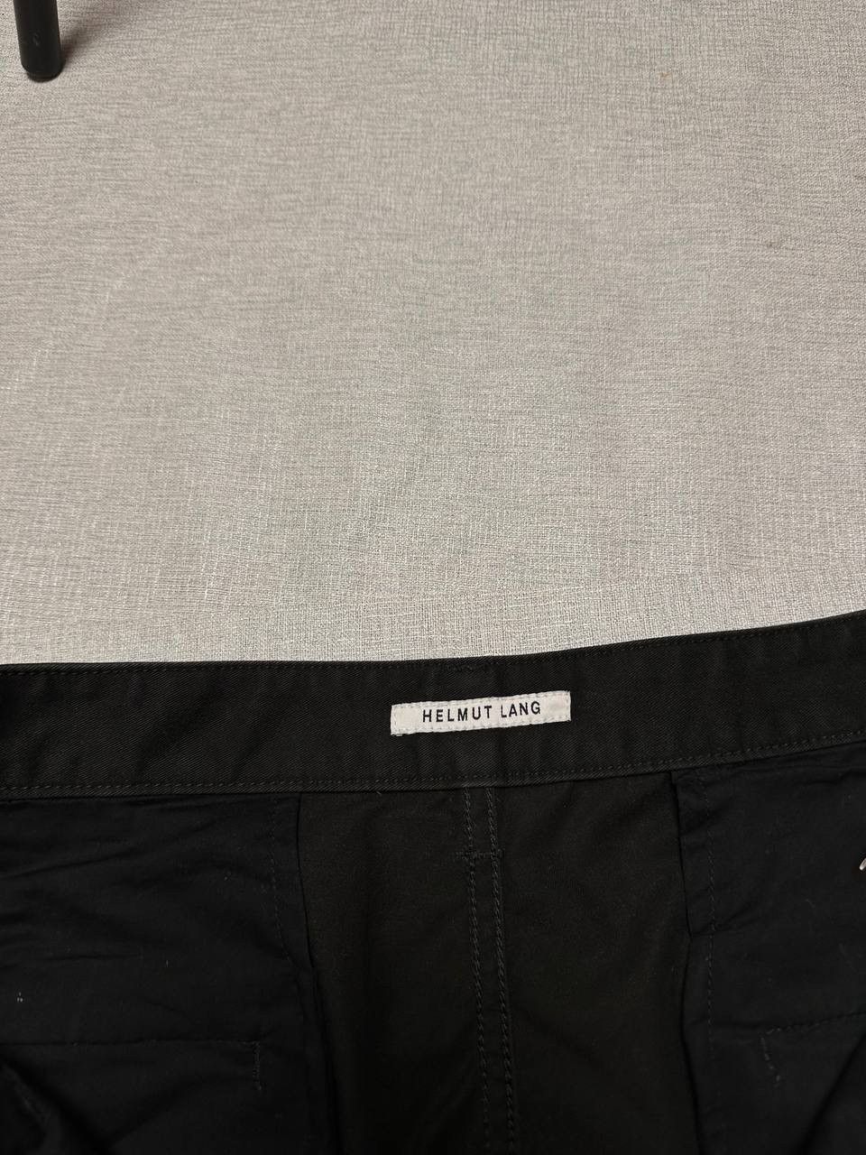 Helmut Lang Helmut Lang Black Side Adjuster Trousers Raw Hem Pants Size US 34 / EU 50 - 11 Thumbnail