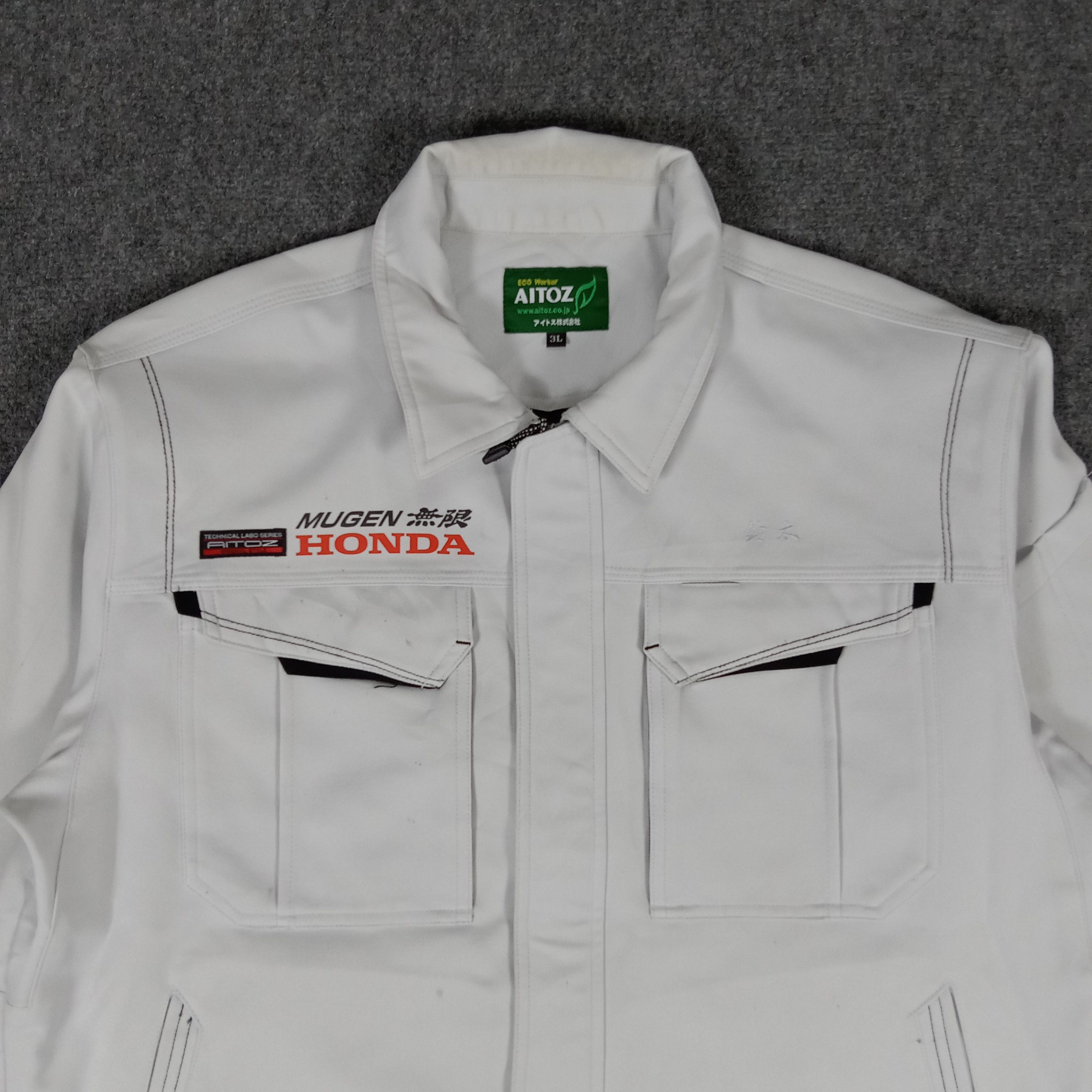 Honda × Vintage Mugen Honda Japanese Racing Team Custom Art Jacket Size US L / EU 52-54 / 3 - 6 Thumbnail