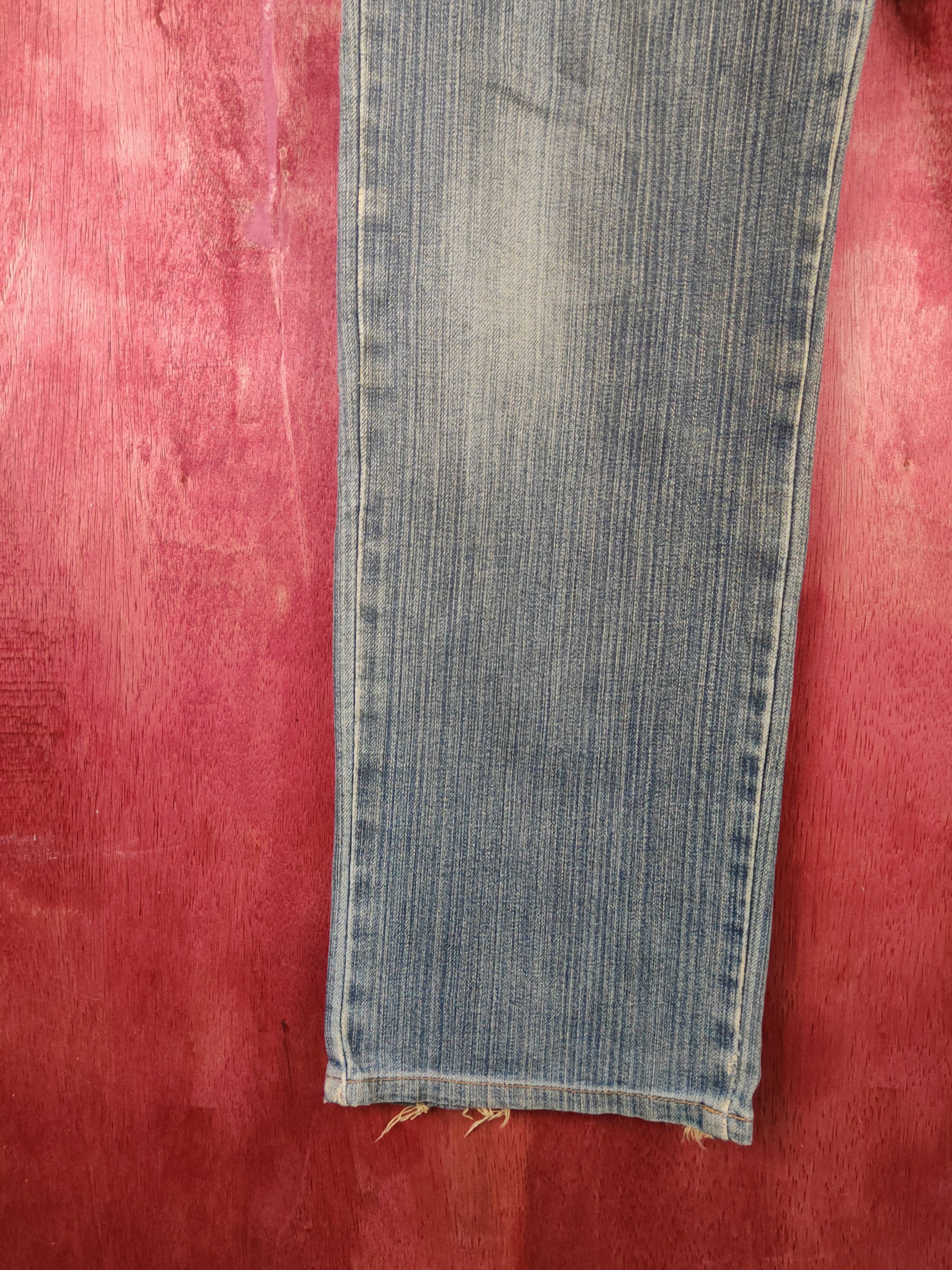 Edwin vintage Edwin Dark Blue Faded distressed Denim #S1605 Size US 30 / EU 46 - 4 Thumbnail