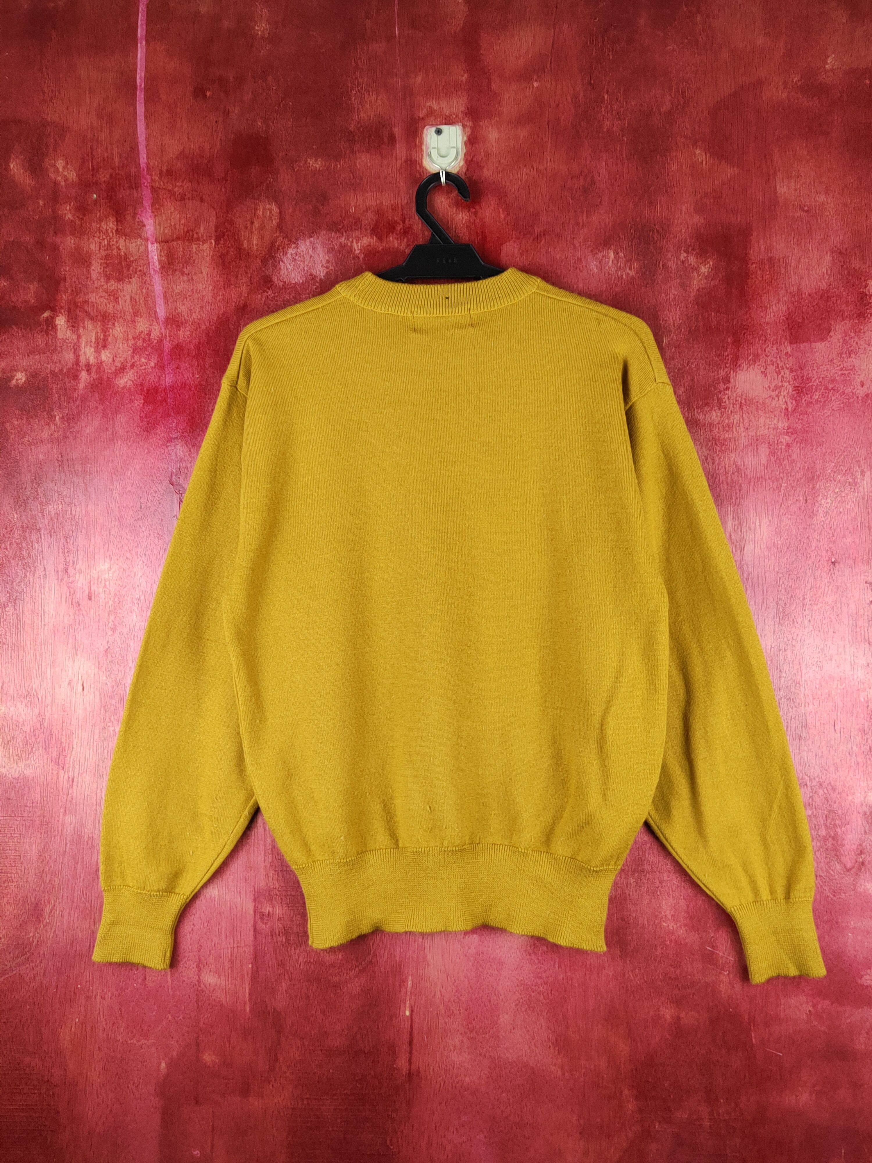 Mr. Junko DL Mr.Junko Koshino Mustard Knitwear Sweatshirt #S1522 Size US M / EU 48-50 / 2 - 10 Thumbnail