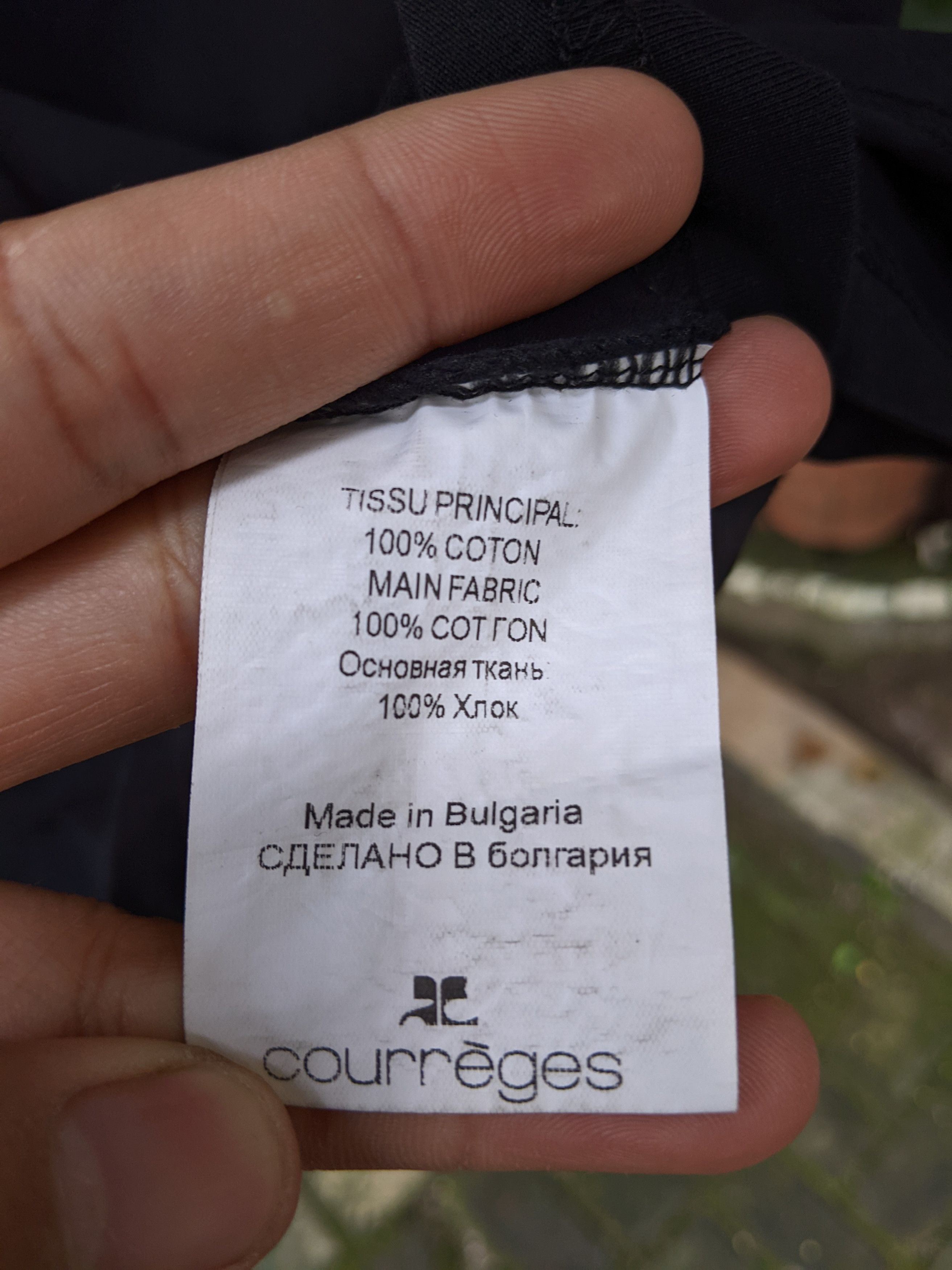 Courreges Logo Cotton Jersey T shirt Size ONE SIZE - 8 Thumbnail