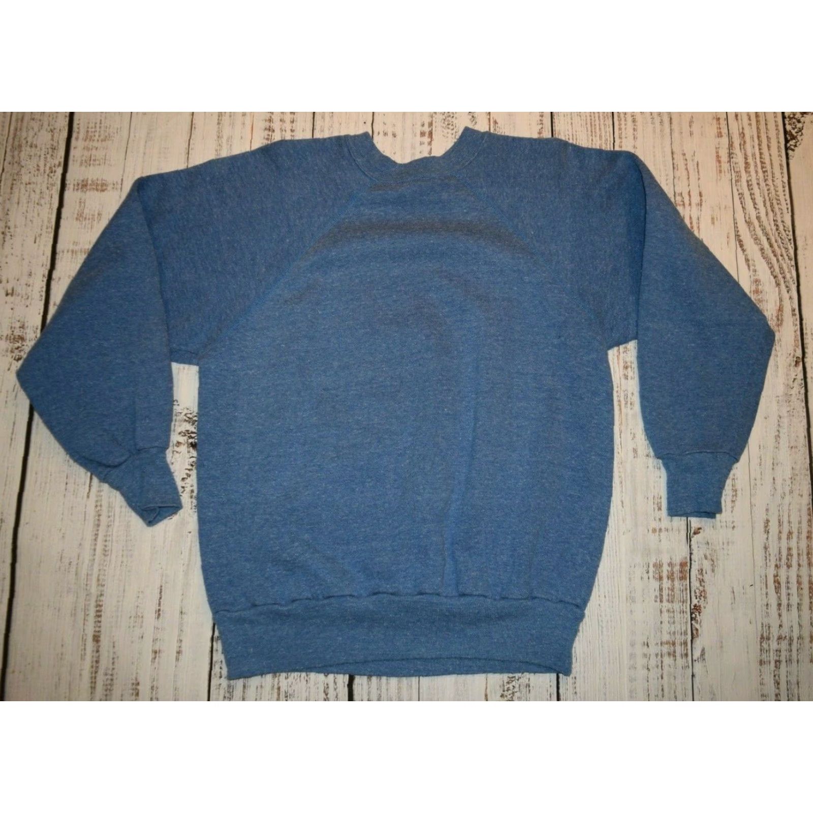 Vintage VINTAGE 70s SCREEN STARS WHITETAIL DEER CREWNECK SWEATSHIRT Men's Medium Blue Graphic Outdoor Size US M / EU 48-50 / 2 - 8 Thumbnail