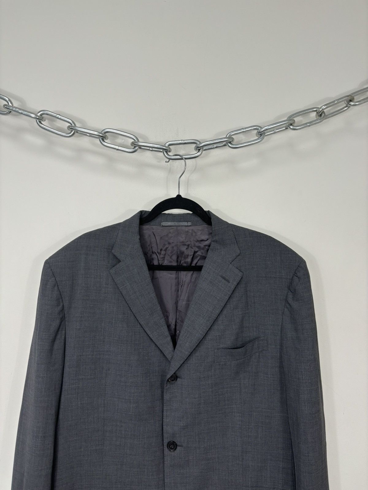 Isaia Isaia 3-Buttons Men’s Formal Super 120’s Wool Blazer Jacket Size 46L - 4 Thumbnail