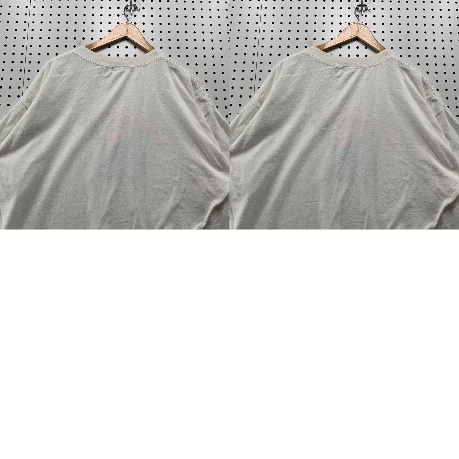 Paradise VINTAGE Single Shirt Mens 2XL White 26.5x29.5 Paradise FOund Jag Shiert 90s Beach Graphic Print Crew Neck Short Sleeve Size US XXL / EU 58 / 5 - 10 Thumbnail