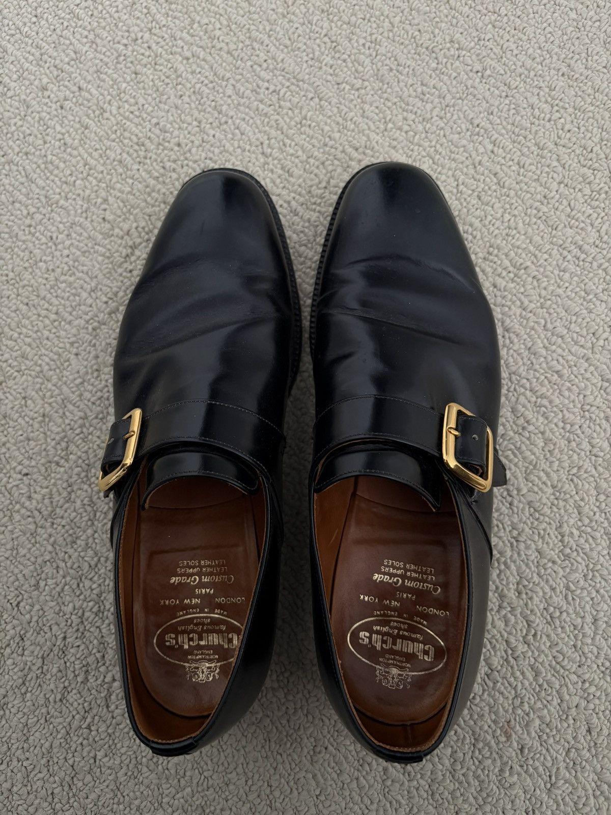 CHURCH’S • WESTBURY • Gold Buckle, Leather Shoes Church main image 2