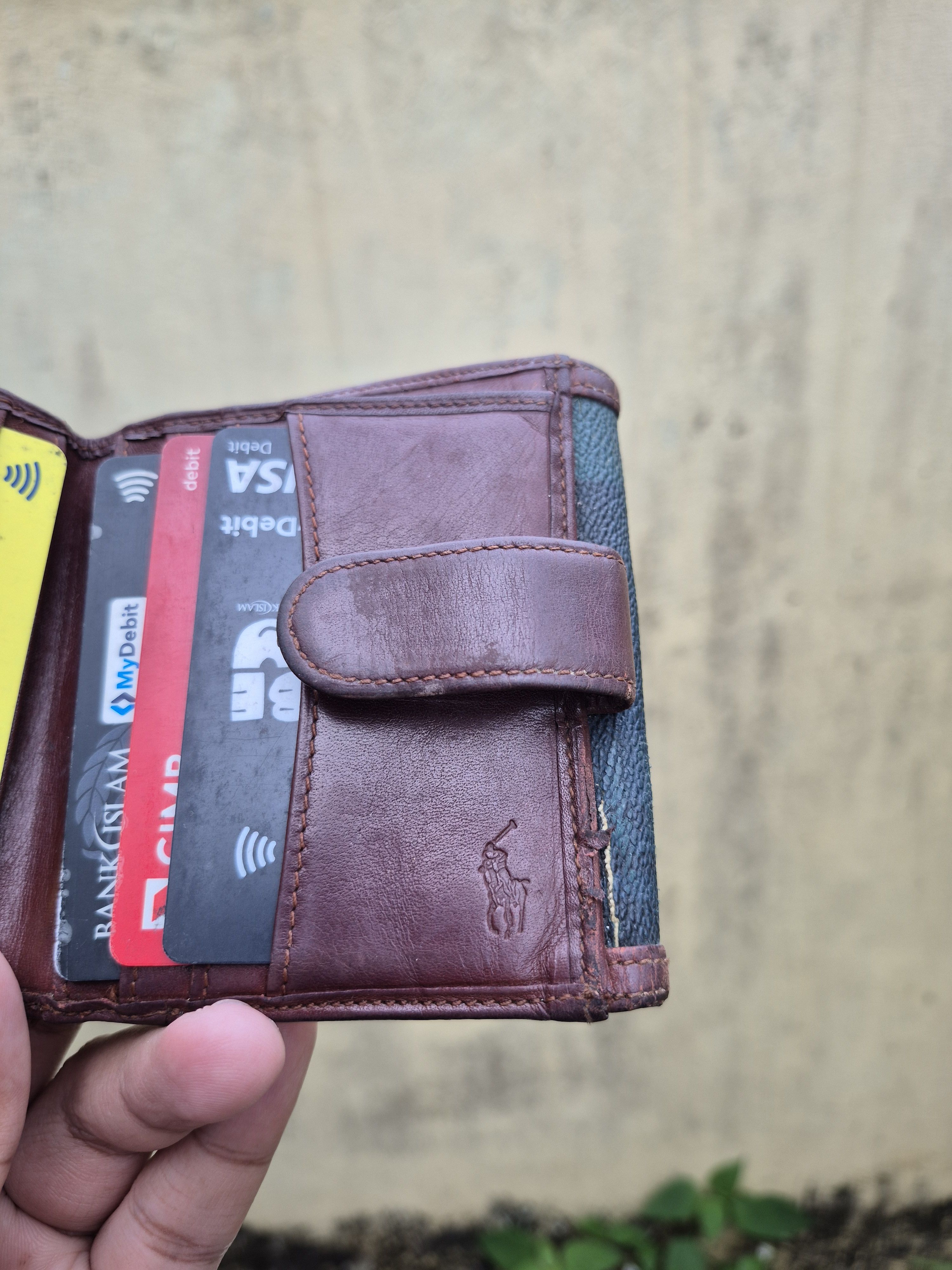 Polo Ralph Lauren 🔥 Vintage Polo Ralph Lauren Leather Wallet Size ONE SIZE - 5 Thumbnail