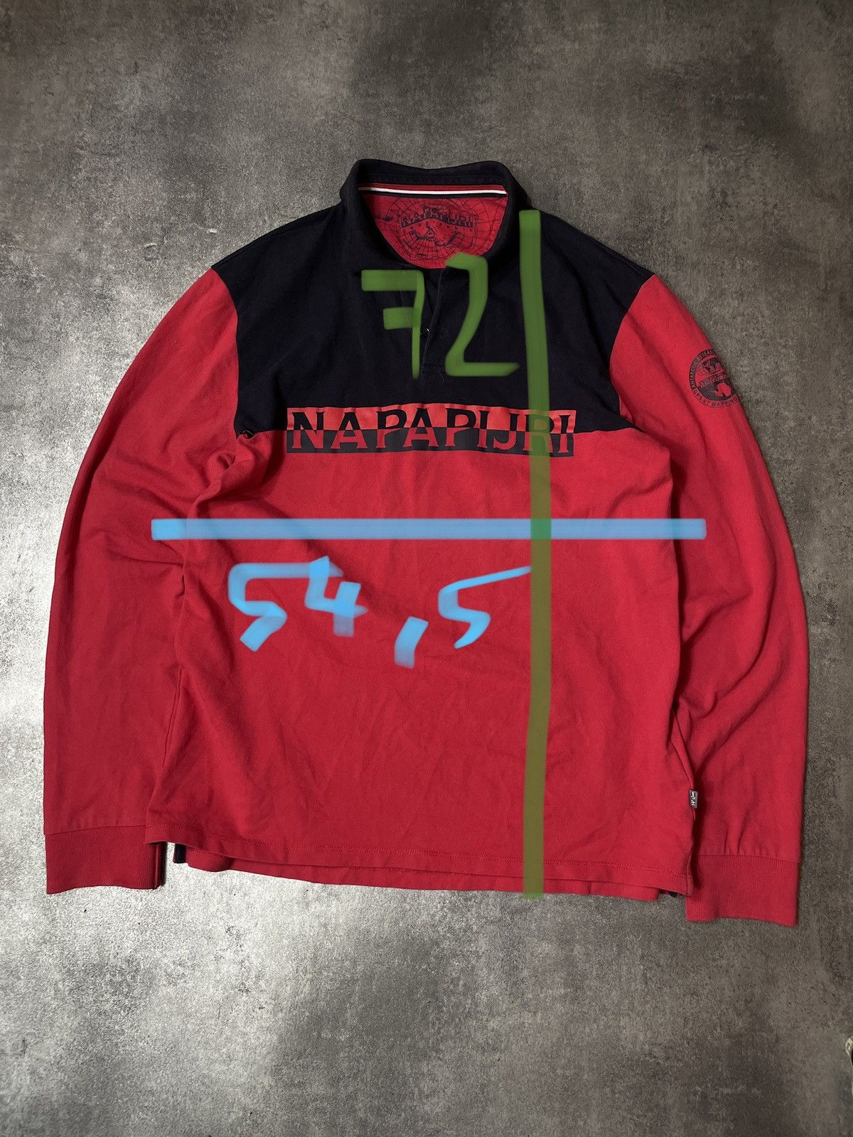 Napapijri Napapijri Vintage Y2K Tee Polo Longsleeve Rare Size US L / EU 52-54 / 3 - 16 Thumbnail