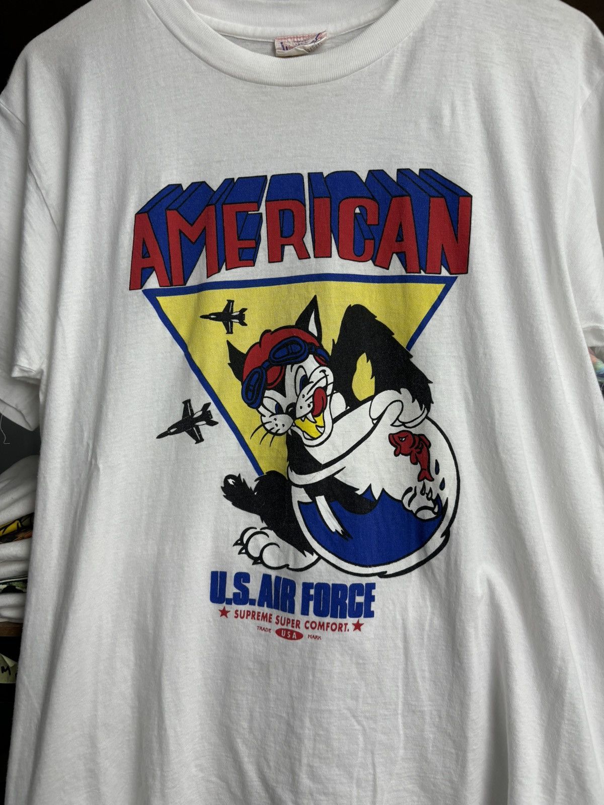 Vintage RARE! Vintage 90’s Art American Us Air Force Size US M / EU 48-50 / 2 - 4 Thumbnail