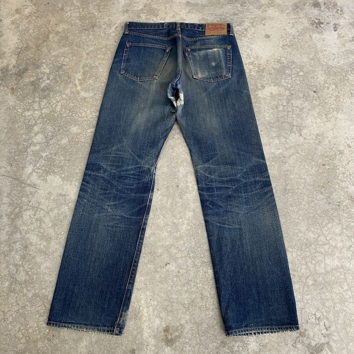 Denime Vintage 90’s Denime Japan Faded Blue Selvedge Jeans Size US 32 / EU 48 - 10 Thumbnail