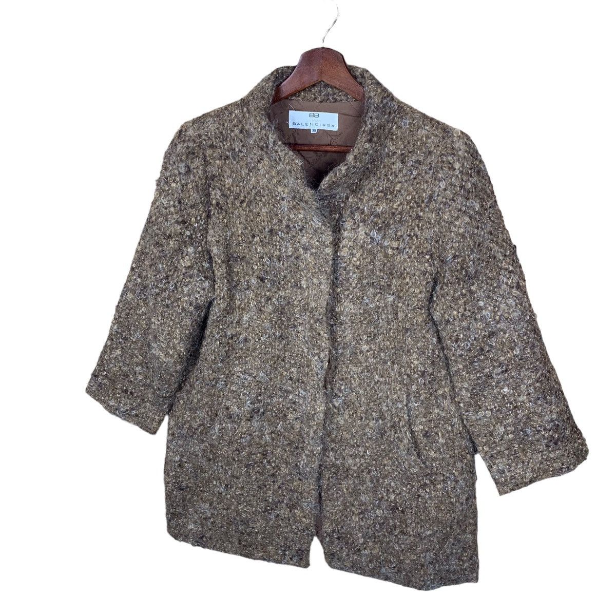 Balenciaga × Vintage Vintage Balenciaga Paris Wool Coat Size XS / US 0-2 / IT 36-38 - 3 Thumbnail