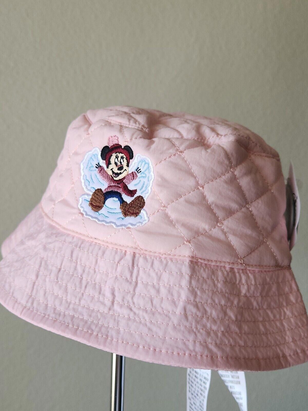 Disney Disney 2023 Kids Minnie Mouse Pink Bucket Hat NWT Size ONE SIZE - 1 Thumbnail