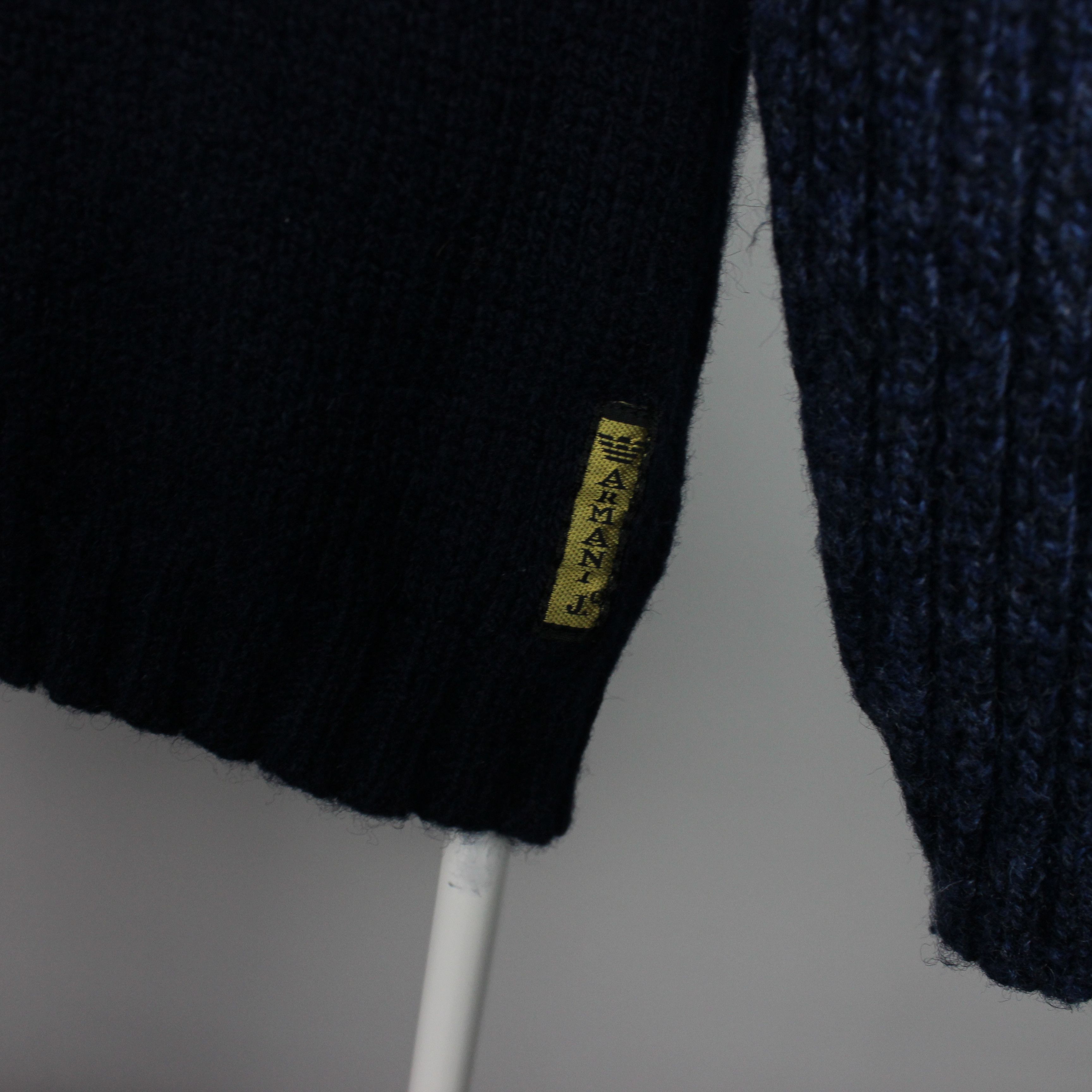 Armani Armani jeans sweater wool navy blue XL XXL AJ Size US XXL / EU 58 / 5 - 4 Thumbnail