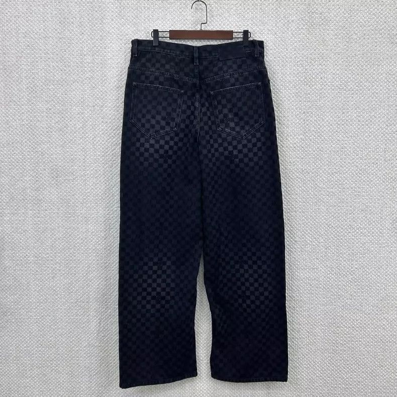 Louis Vuitton Louis Vuitton Black checkerboard trousers Size US 33 - 2 Thumbnail