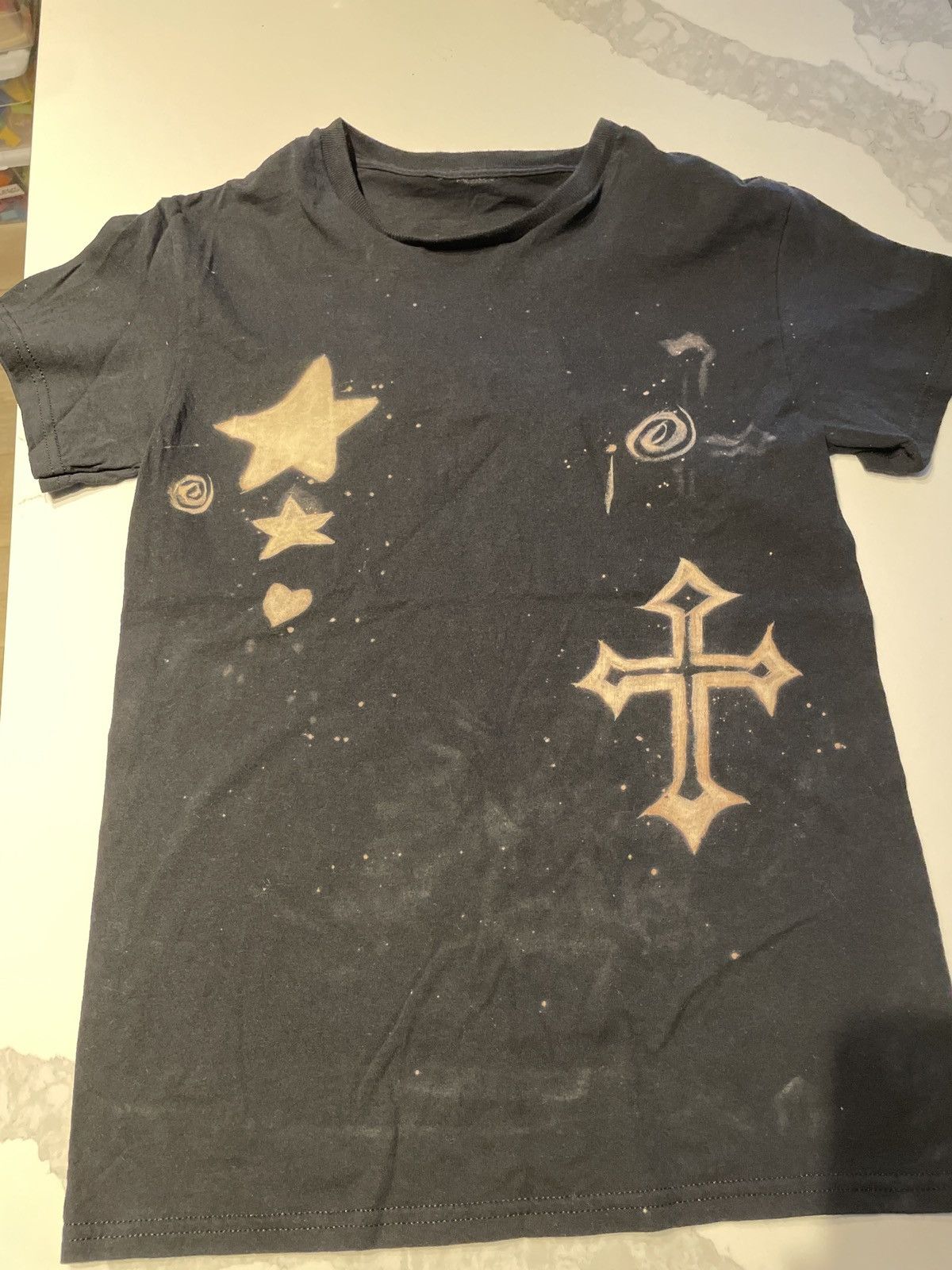Vintage Bleach paint shirt Size US L / EU 52-54 / 3 - 1 Preview