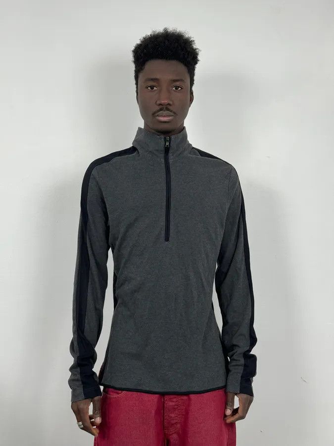 Prada AW2006 Prada Grey Wool Zip-Up Sweater Size US M / EU 48-50 / 2 - 2 Thumbnail