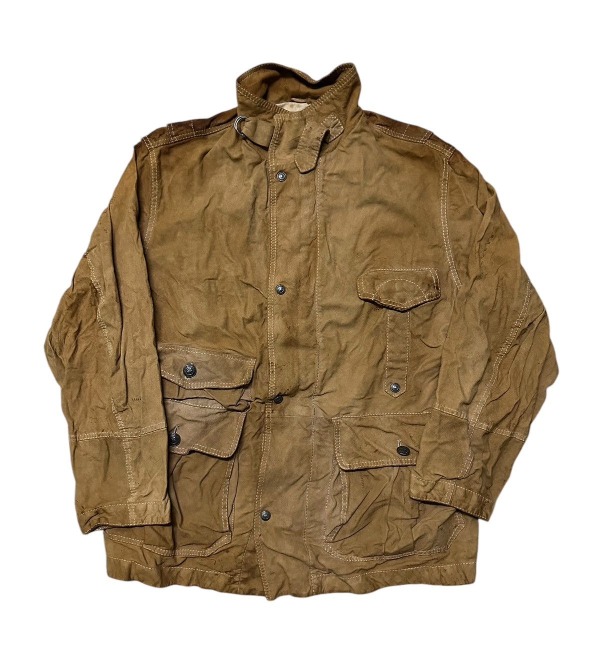 Iceberg Vintage Iceberg tactical leather jacket Size US L / EU 52-54 / 3 - 5 Thumbnail