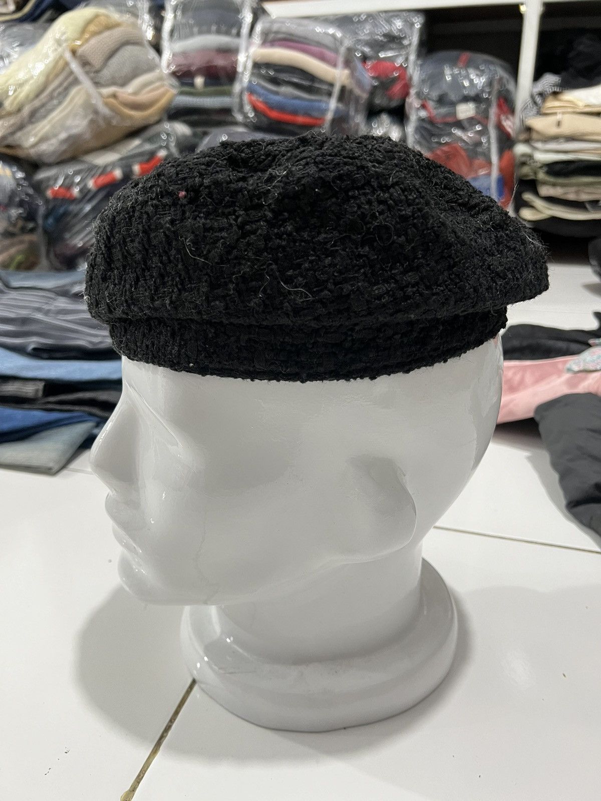 Yohji Yamamoto 2000s Japanese Hysteric Ifsix Knit Barrett Flat Cap y2k Lgb Size ONE SIZE - 2 Thumbnail