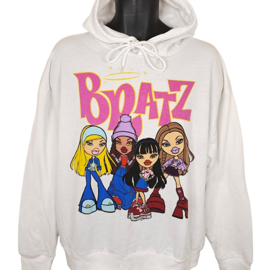Other Bratz Sweatshirt Hoodie Mens Size Large White Fashion Dolls Size US L / EU 52-54 / 3 - 1 Thumbnail