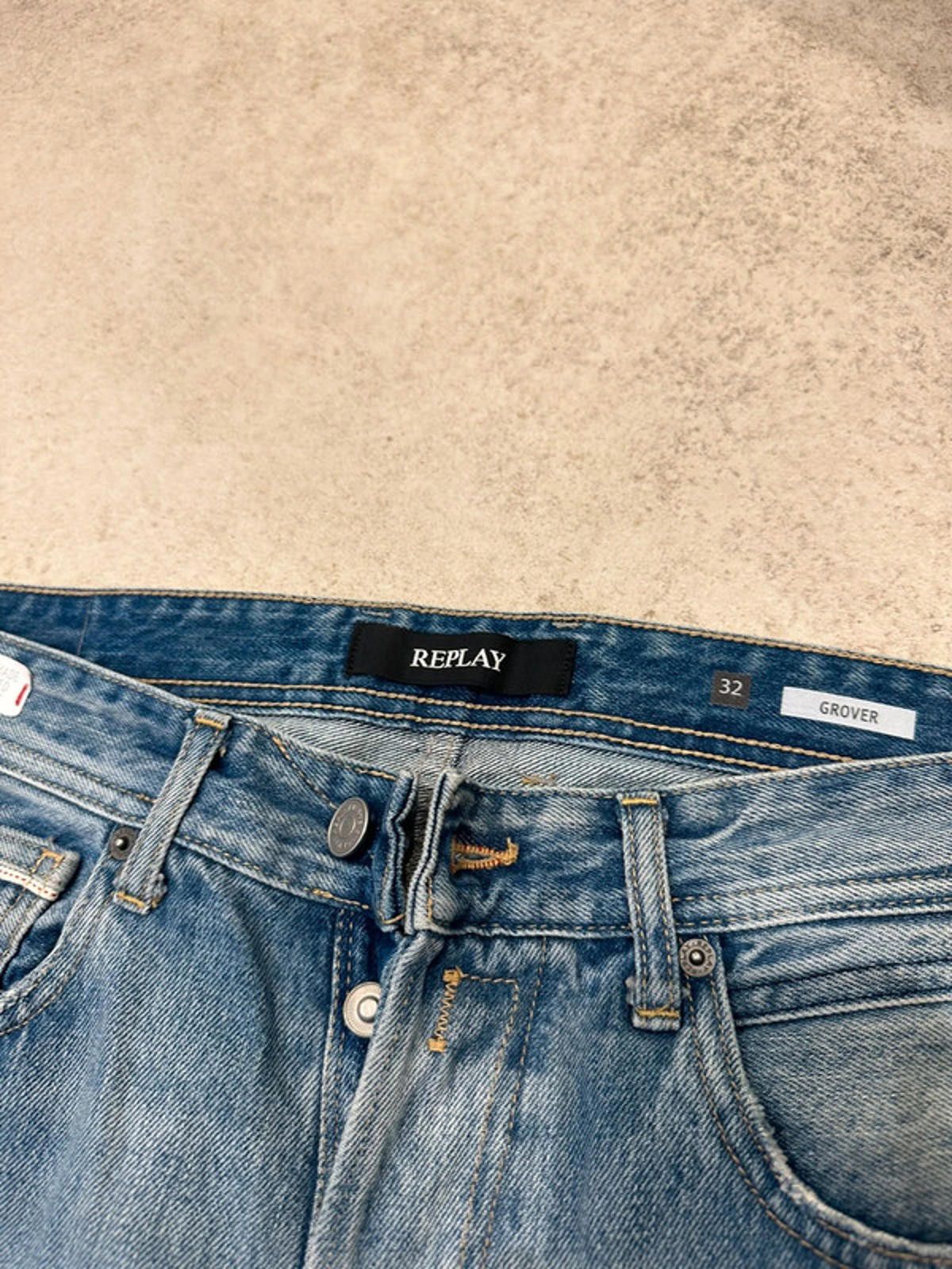 Replay Replay Distressed Grover Denim Size US 32 / EU 48 - 3 Thumbnail