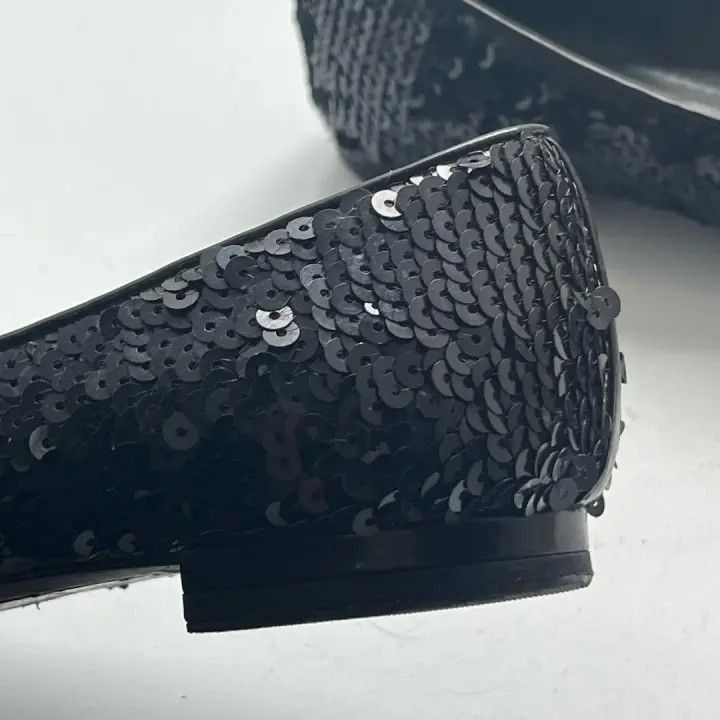 Louis Vuitton Louis Vuitton Black Sequin Flats -2508 Size US 4 / IT 34 - 7 Thumbnail