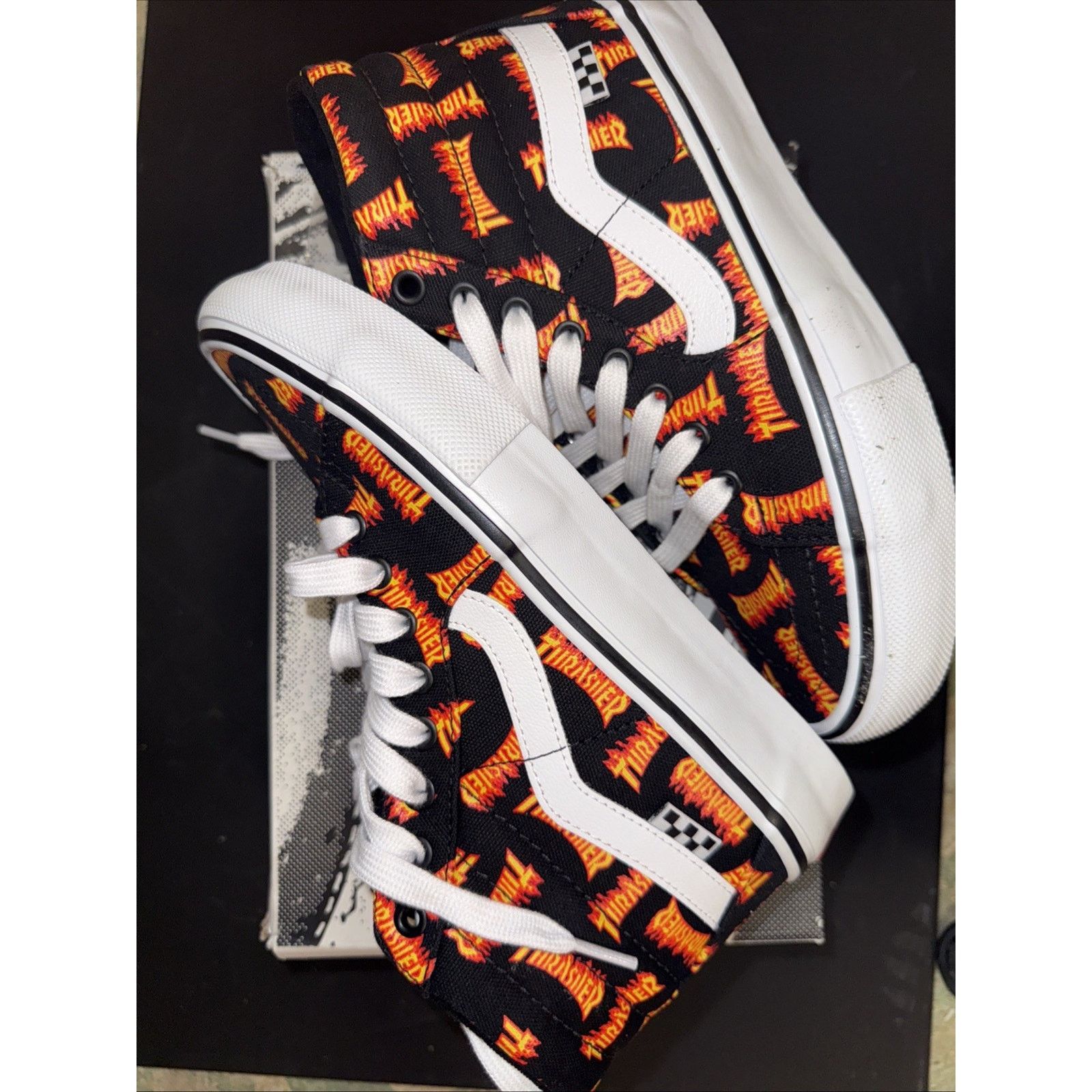 Vans Vans Thrasher x Skate Sk8-Hi ' Sz 6.5 M Size US 6.5 / EU 39-40 - 3 Thumbnail
