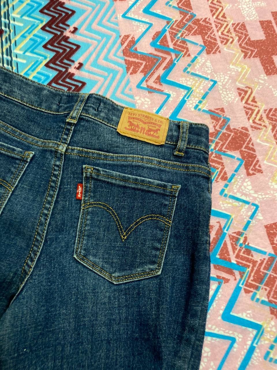 Levi's × Vintage Levi's 721 High Rise Skinny Cropped Denim Jeans Size 25" / US 0 / IT 36 - 6 Thumbnail