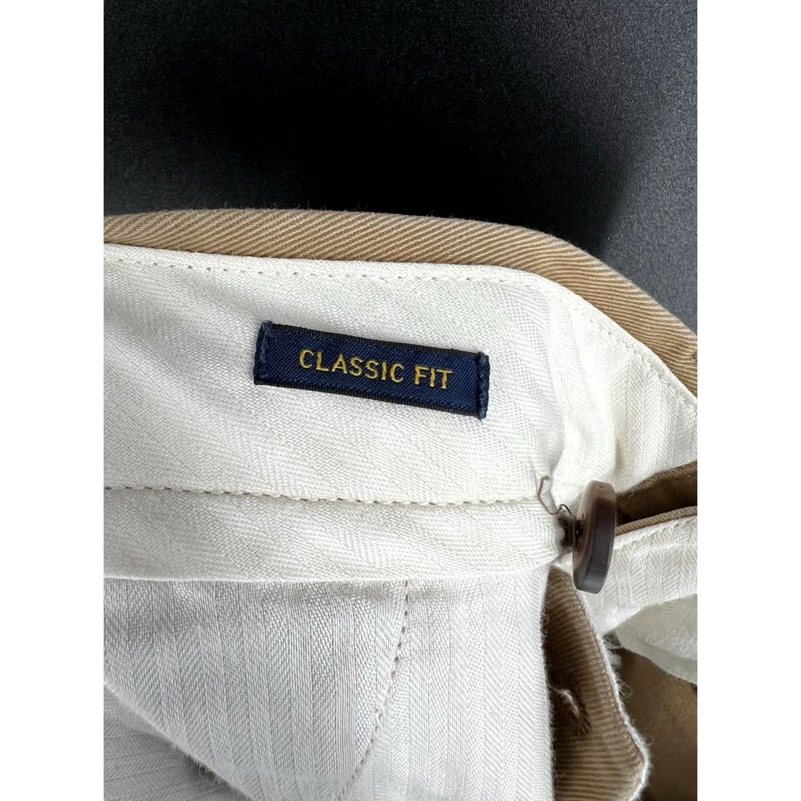 Polo Ralph Lauren Polo Ralph Lauren Chino Pants Men's Beige Cotton Twill Flat Front Straight Leg 32x30 Regular Fit Size US XS / EU 42 / 0 - 5 Thumbnail