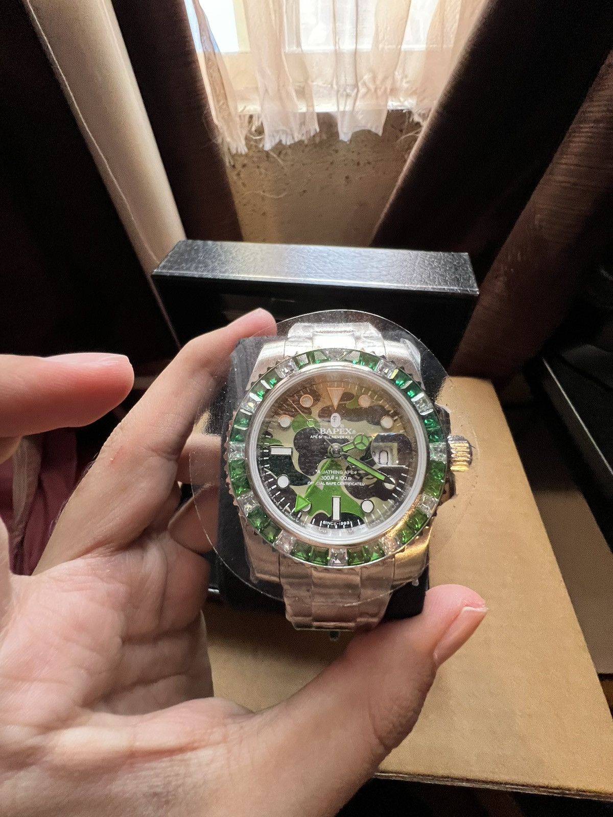 Bape Type 2 ABC Camo Crystal Stone Bapex | Grailed