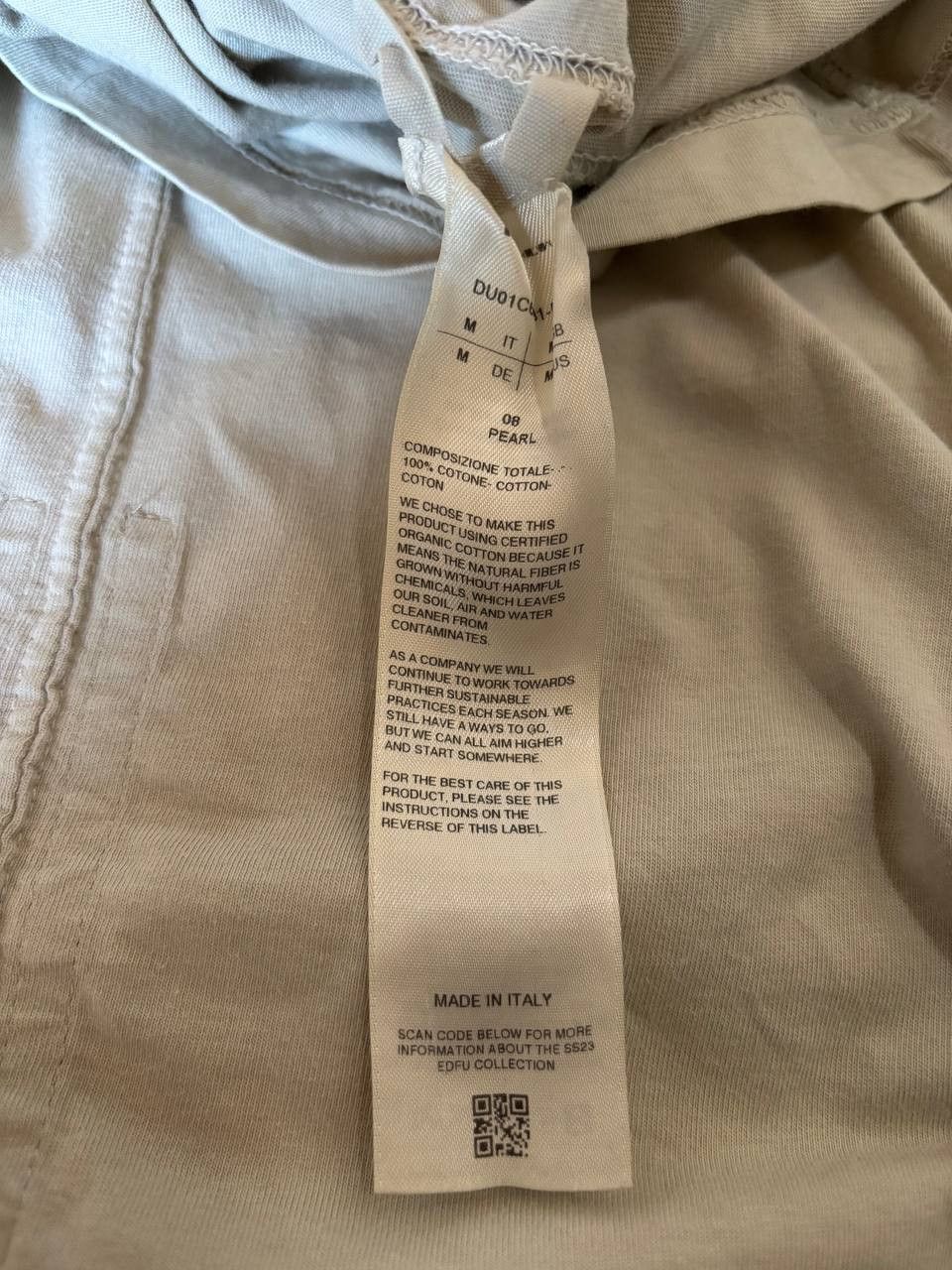 Rick Owens Drkshdw Rick Owens DRKSHDW Layered cotton hoodie Size US M / EU 48-50 / 2 - 8 Thumbnail