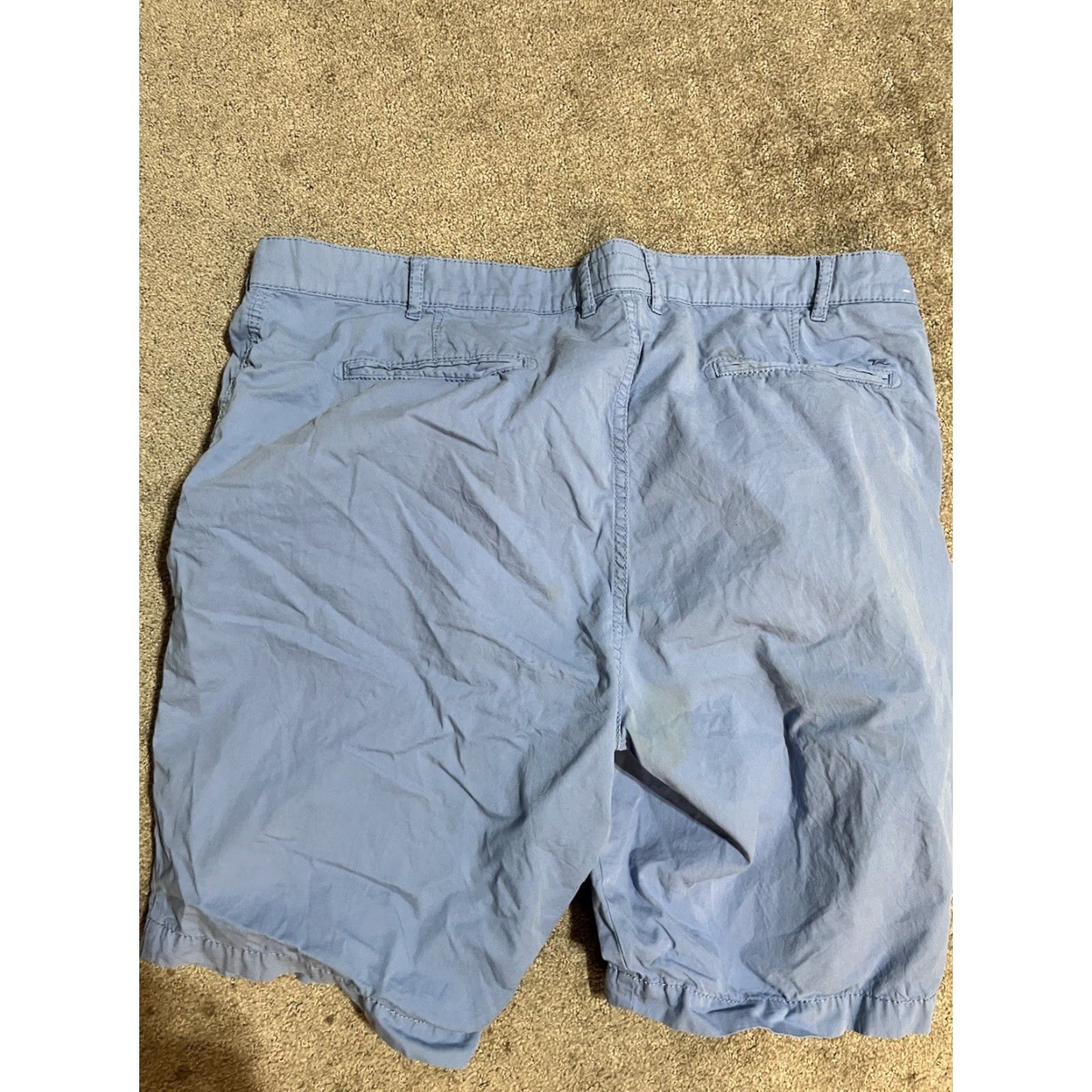 Brixton Brixton Men’s Solid Chino Shorts Size 42 Blue Size US 42 / EU 58 - 2 Thumbnail