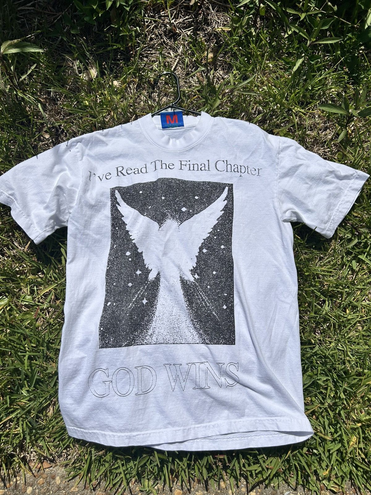 Online Ceramics God wins white t-shirt
