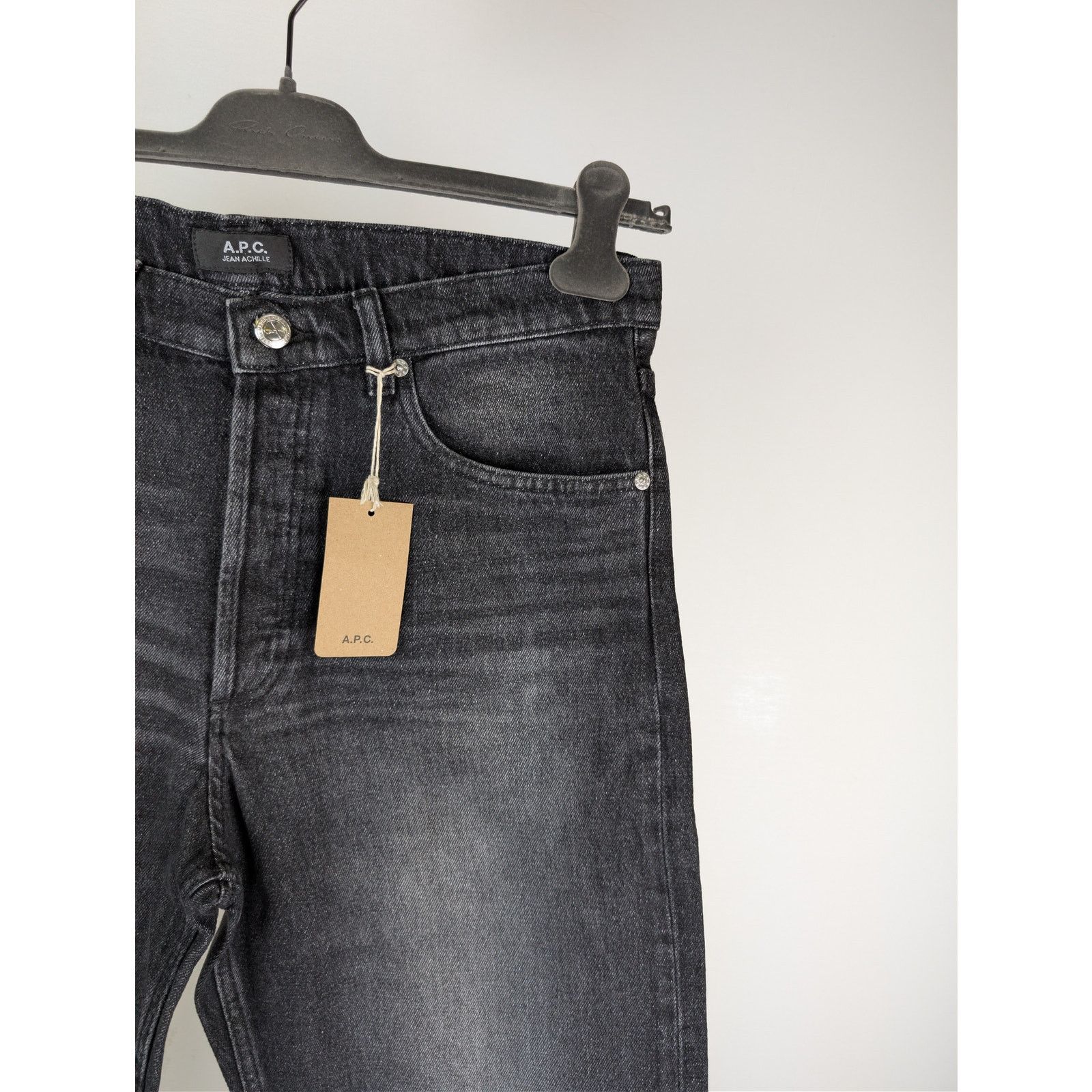 A.P.C. o1rshd1 Jean Achille Jean Faux in Noir Size US 32 / EU 48 - 5 Thumbnail