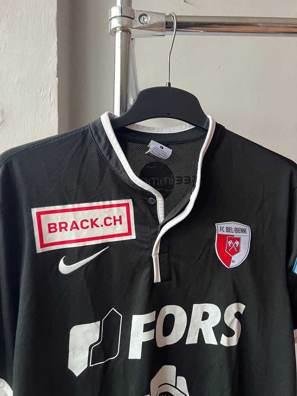 Nike 2012/13 FC BIEL/BIENNA #12 COBRAZ MATCH WORN SOCCER JERSEY L Size US L / EU 52-54 / 3 - 5 Thumbnail