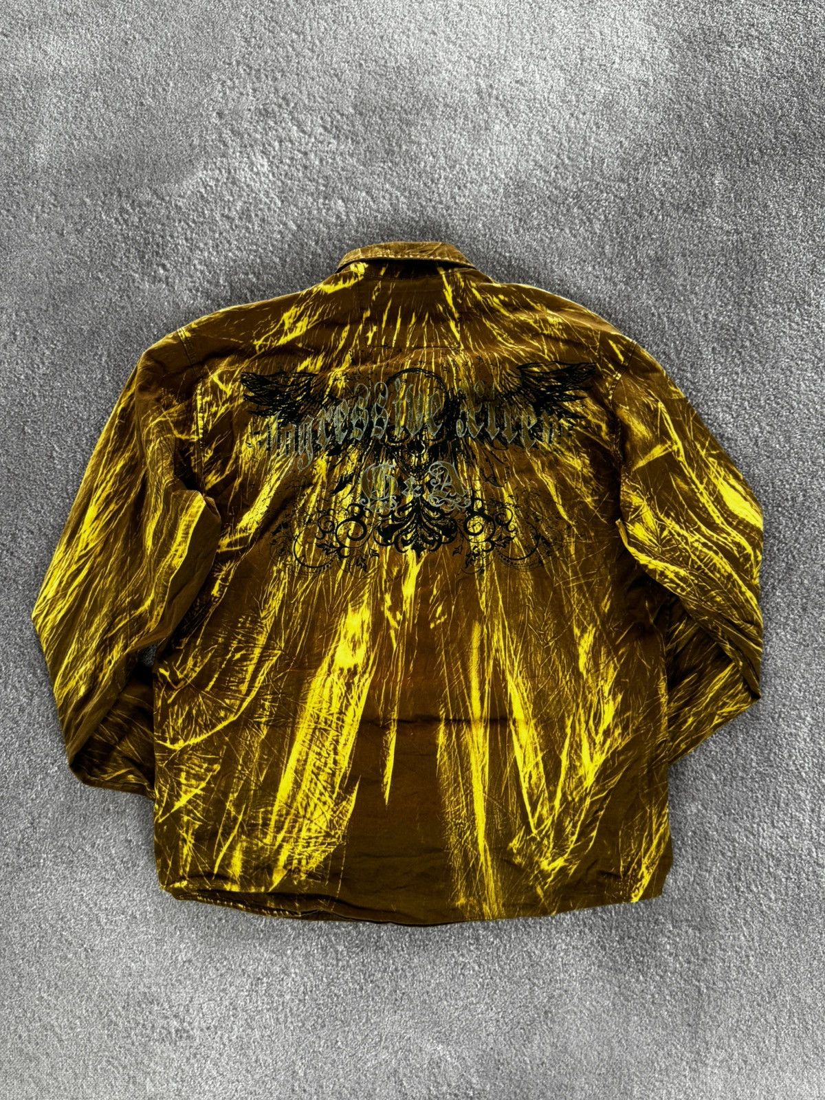 Affliction Crazy Vintage Y2K Affliction Style Shirt Button Up Grunge Size US M / EU 48-50 / 2 - 2 Thumbnail