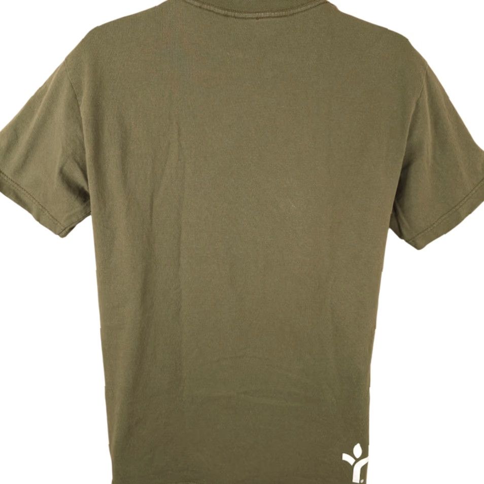 Gildan Acrylick T Shirt Mens Size Medium Green Vinyl Record Feeding Off My Hunger Size US M / EU 48-50 / 2 - 4 Thumbnail