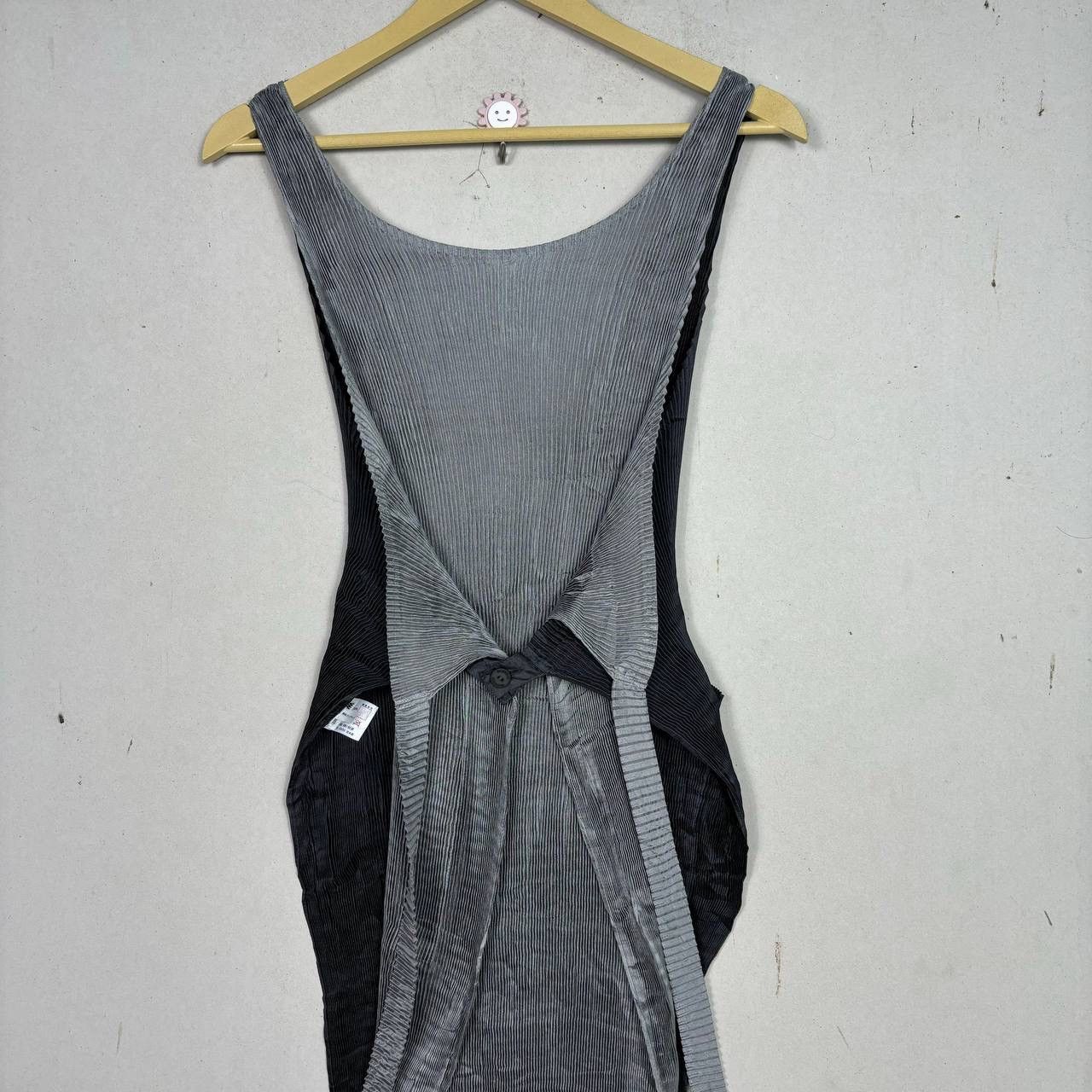 Issey Miyake Vtg Issey Miyake IM Product Pleated Reversible Apron Dress Size ONE SIZE - 9 Thumbnail