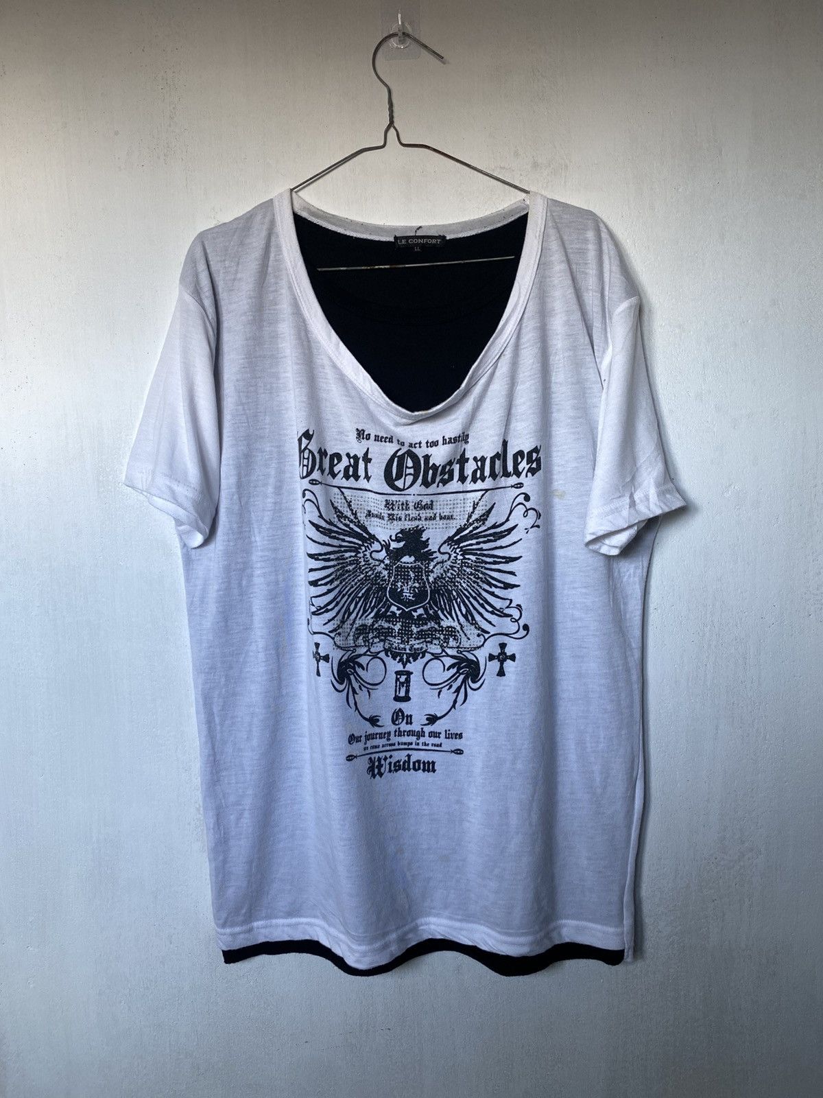 Le Confort Poem Double Layer Tshirt