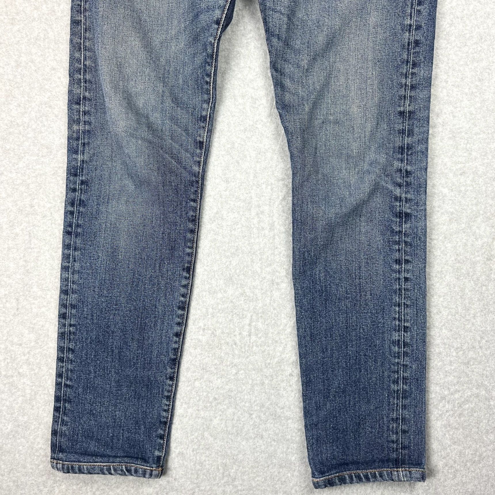 Buck Mason Buck Mason Jeans Mens 30 Blue Denim Slim Fit Button Fly Made USA Stretch Size US 30 / EU 46 - 7 Thumbnail
