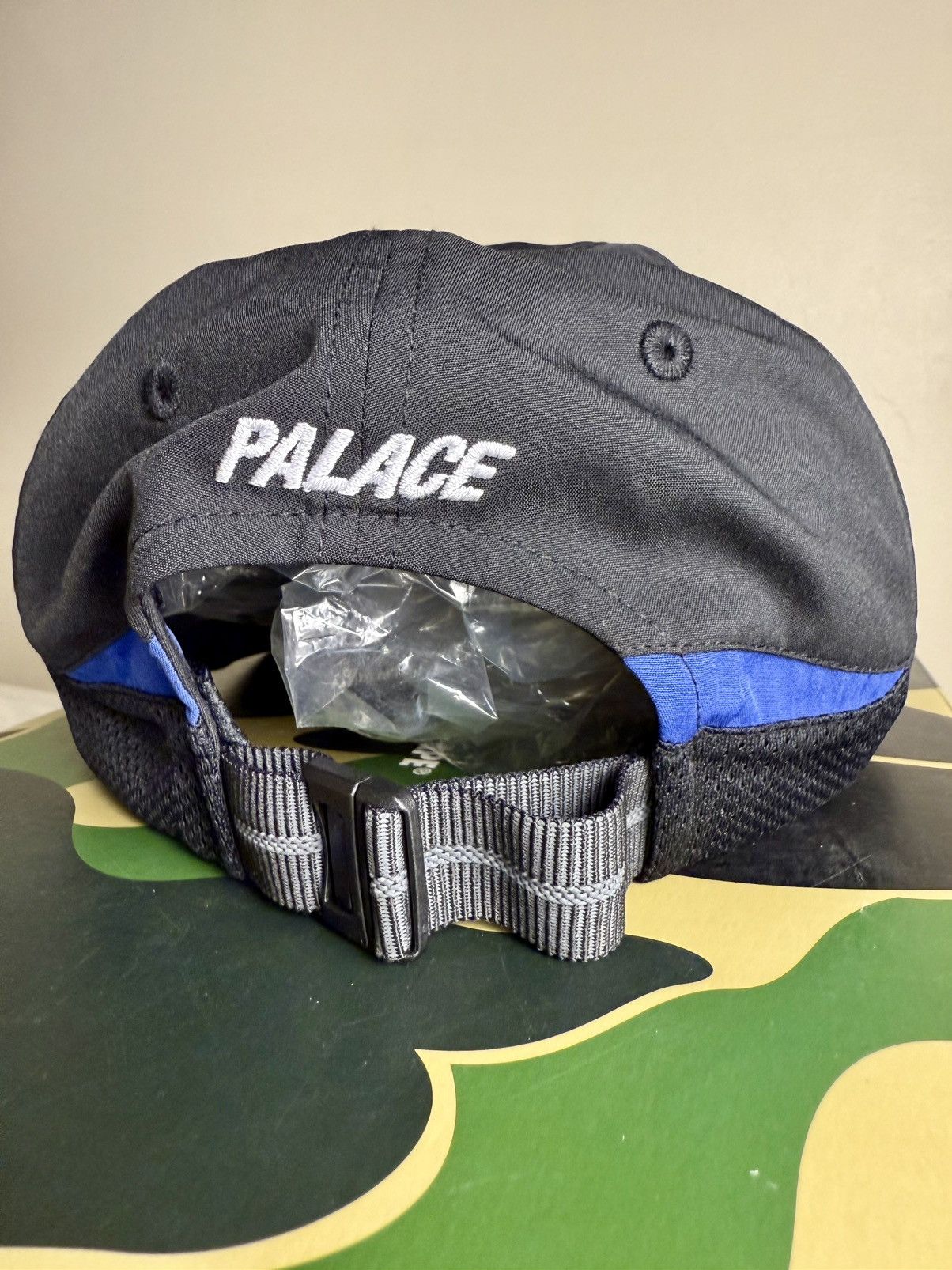 Palace Palace Palamat Shell 6-Panel Black Hat Size ONE SIZE - 10 Thumbnail