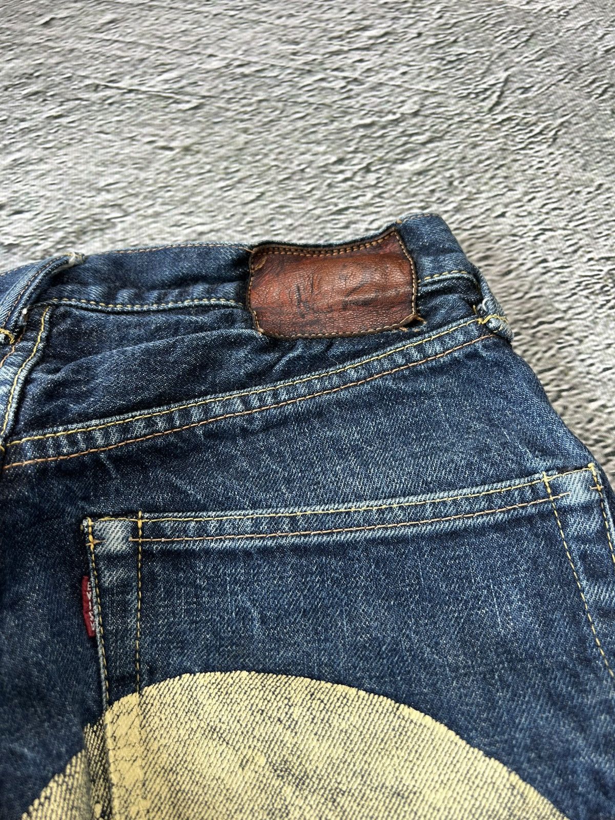 Evisu Evisu jeans daicock vintage selvedge navy big logo white Size 28" / US 6 / IT 42 - 2 Thumbnail