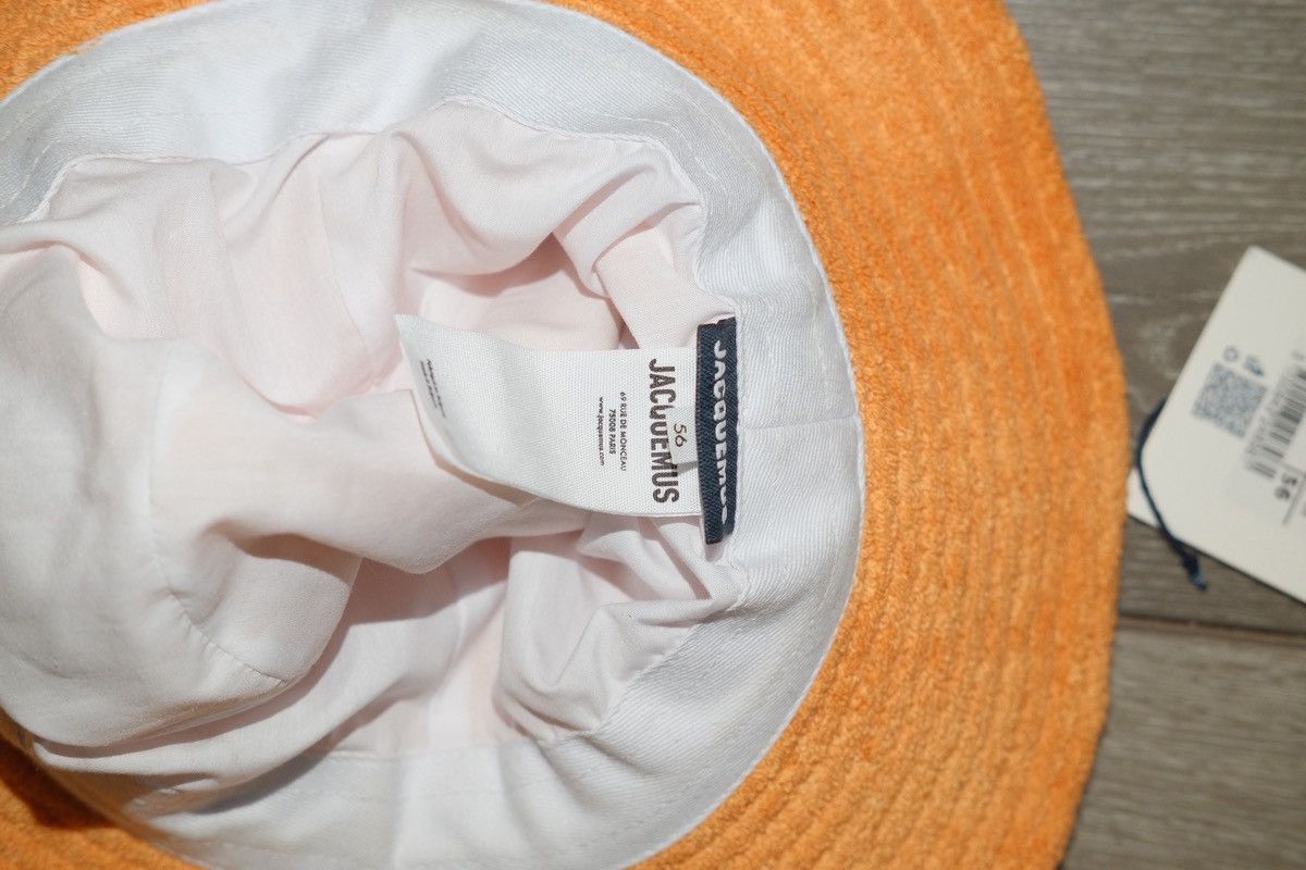 Jacquemus Jaquemus Orange Towel Bucket Hat Size ONE SIZE - 4 Thumbnail