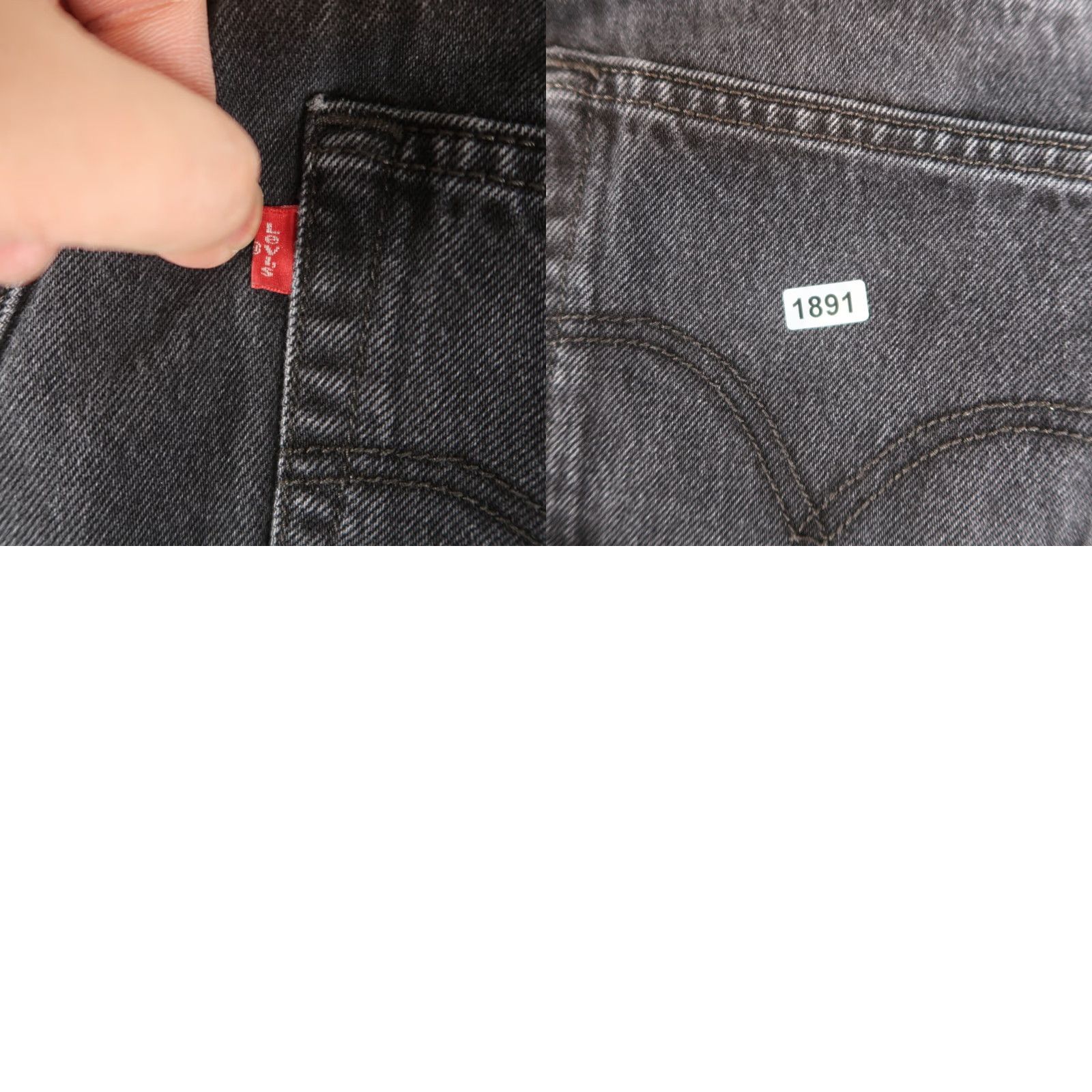 Levi's VINTAGE Levi's 501 Jeans Straight Denim Black Mens 34x32 32x30 5-Pocket Distressed Button Fly Size US 34 / EU 50 - 9 Thumbnail