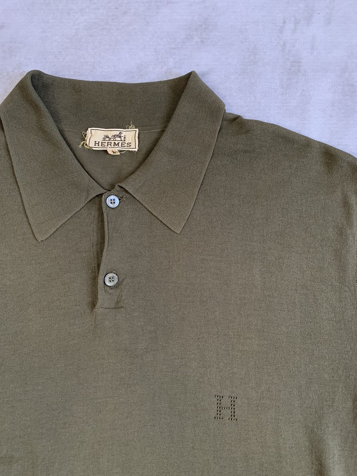 Hermes 90s hermes polo shirt | Grailed