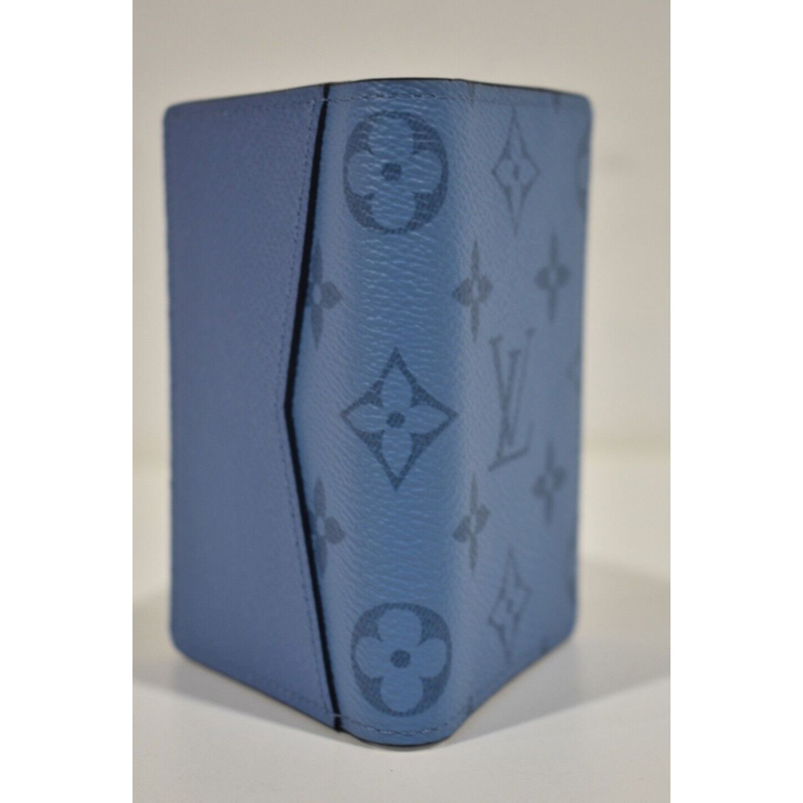 Louis Vuitton Louis Vuitton Blue Monogram Logo Pocket Organizer Wallet Size ONE SIZE - 5 Thumbnail