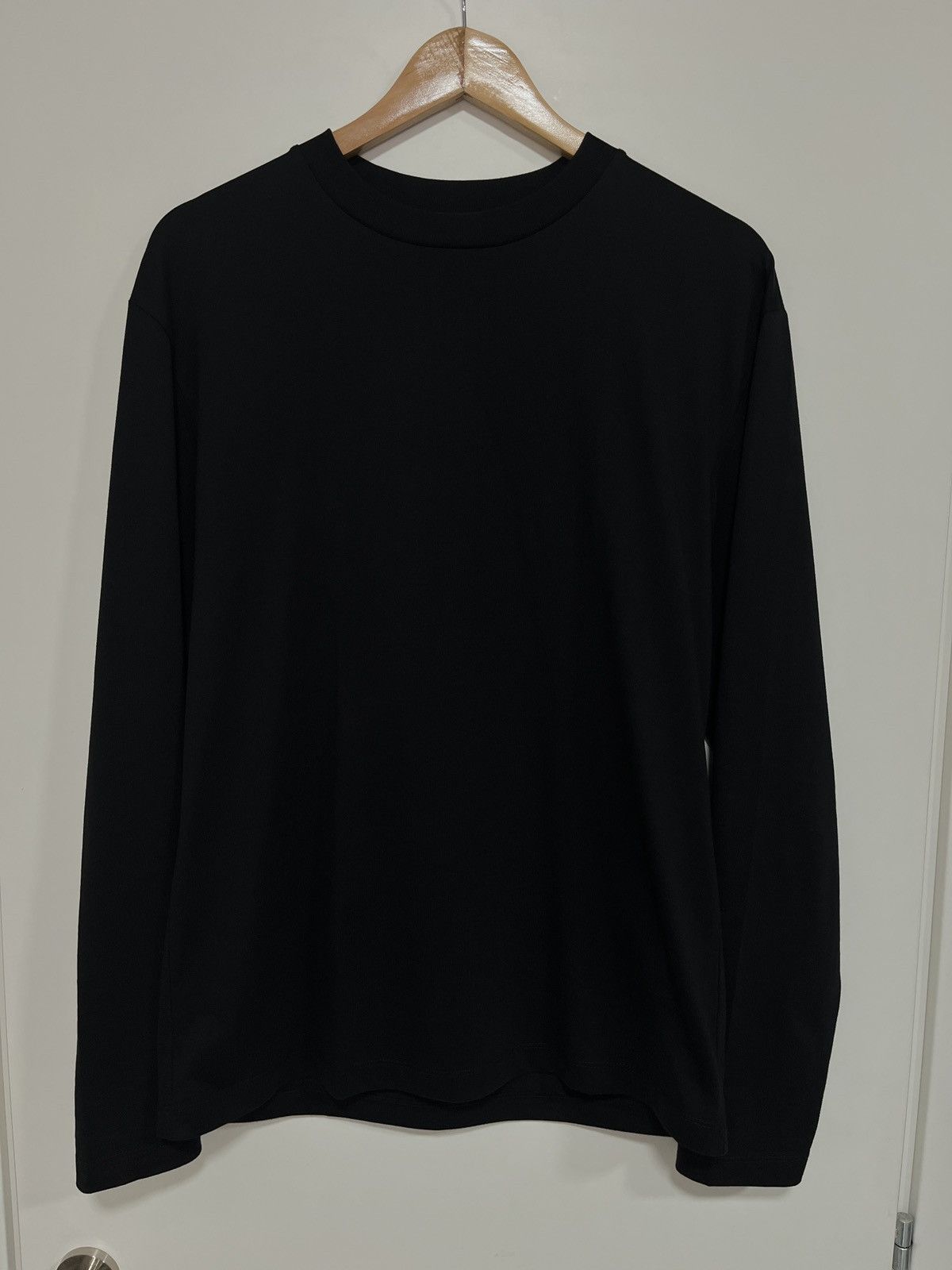 image of Jil Sander+ Black Long Sleeve T Shirt, Men's (Size Small)