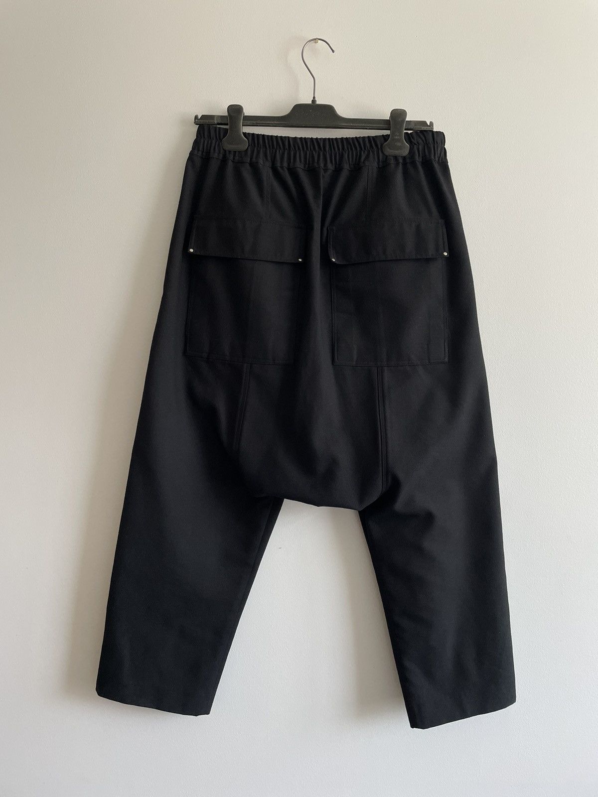 Rick Owens Drawstring Cropped Trouser | Rick Owens RU2053381-CVR Size US 34 / EU 50 - 2 Thumbnail