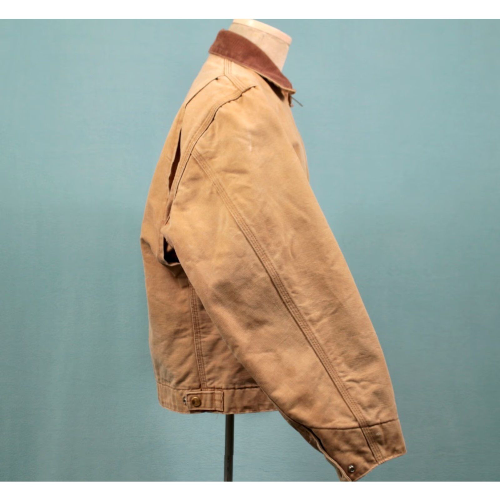 Carhartt Vintage Carhartt Work Jacket Beige Canvas 1990s 90s Interstellar Detroit Blanket Lined Men’s L Size Mens Size US L / EU 52-54 / 3 - 5 Thumbnail