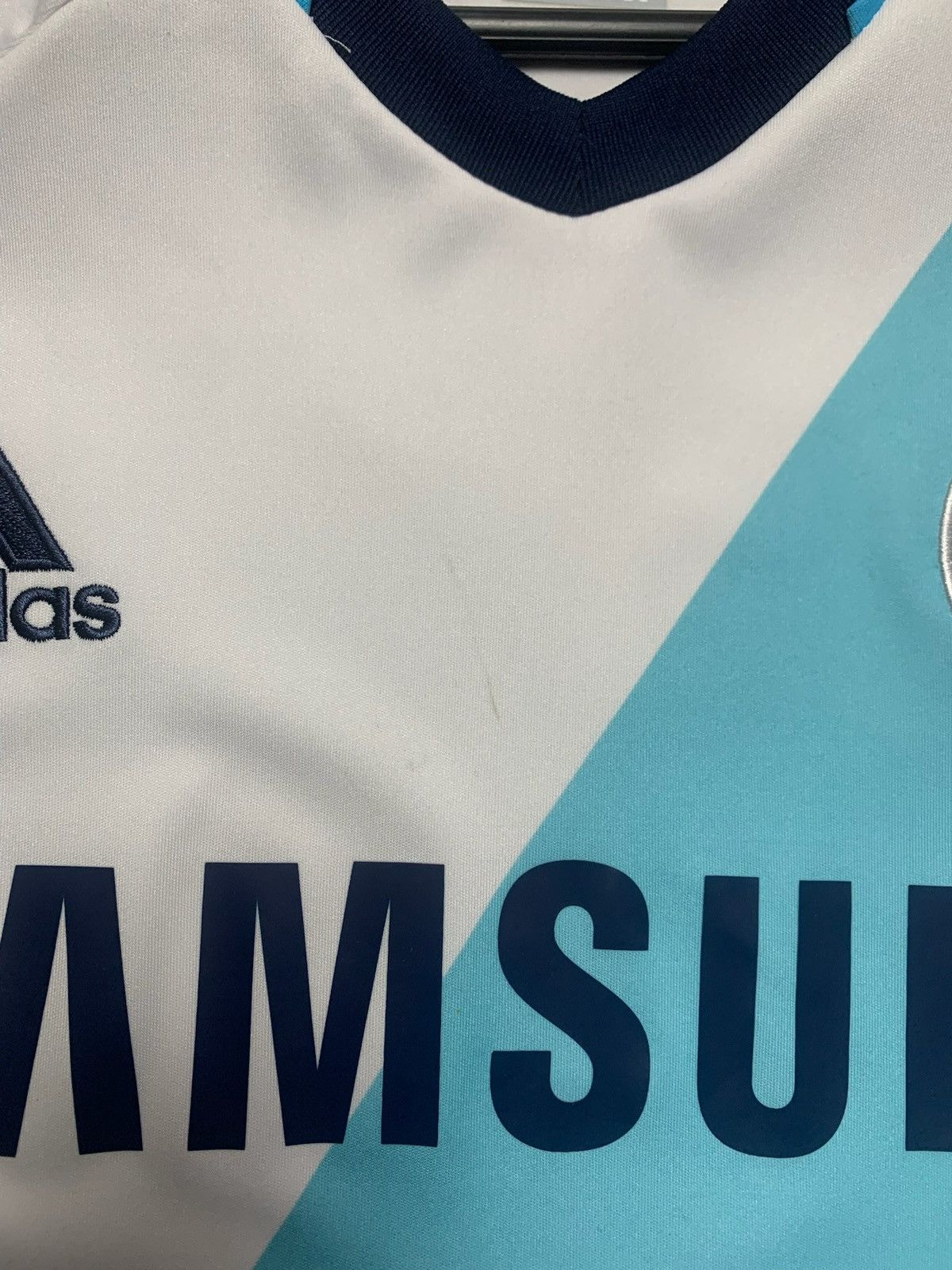 Adidas × Chelsea Soccer × Vintage Vintage adidas Chelsea soccer jersey L 17 Hazard rare away Size US L / EU 52-54 / 3 - 6 Thumbnail